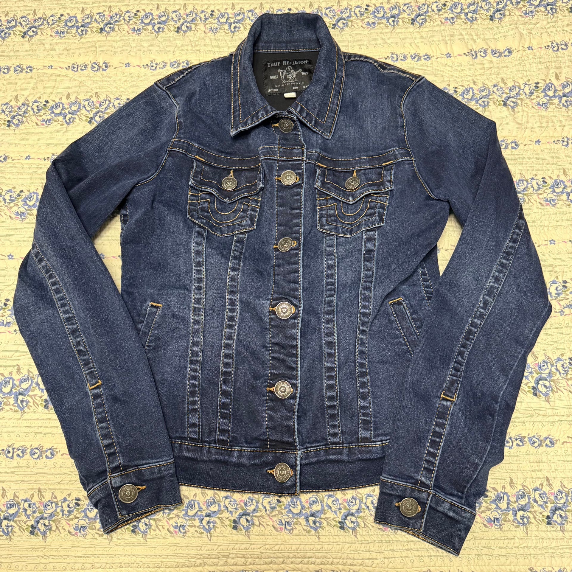True Religion Emily Western Denim Jean Jacket 1