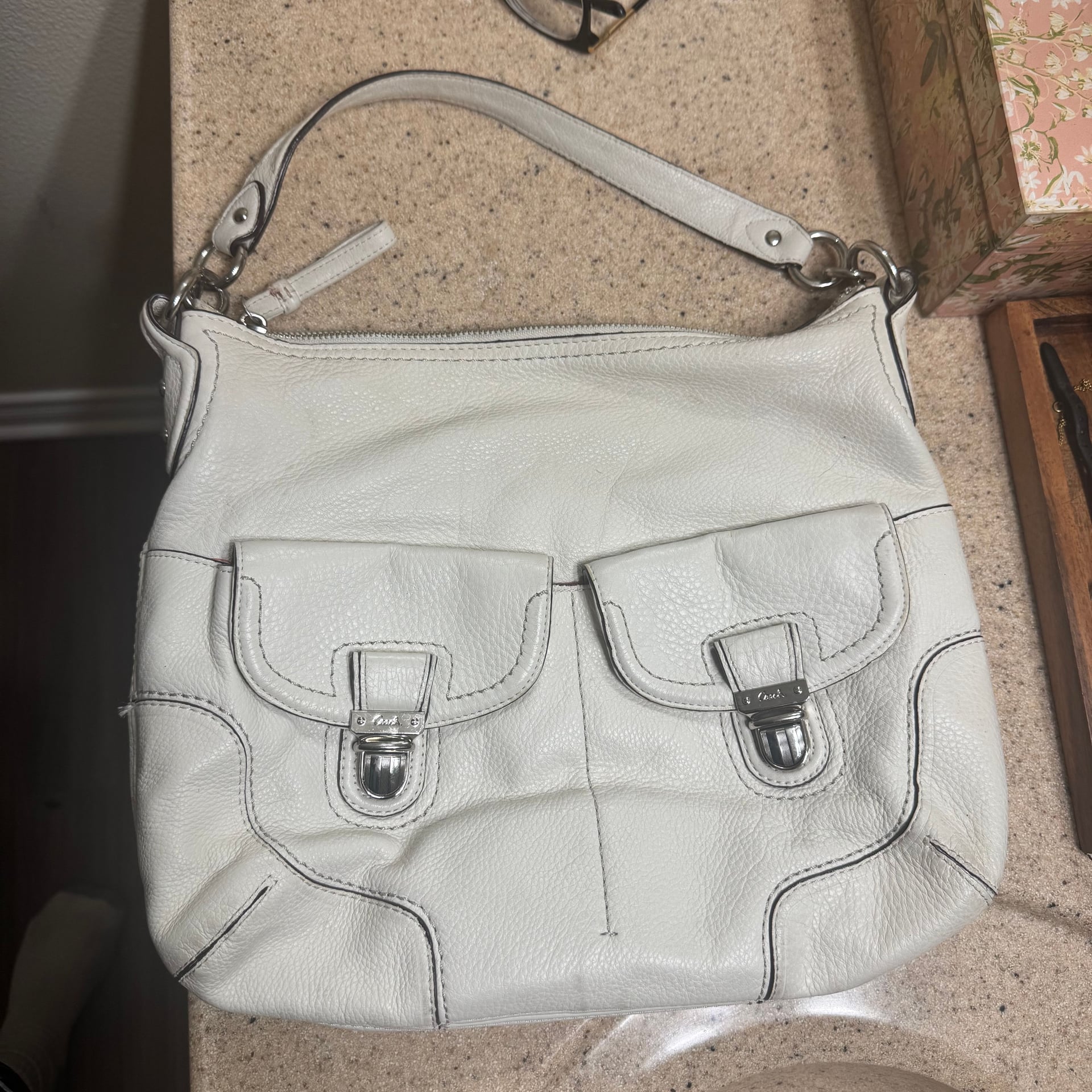 Coach Poppy Avery Hobo Bag Purse Short Shoulder Strap READ 1