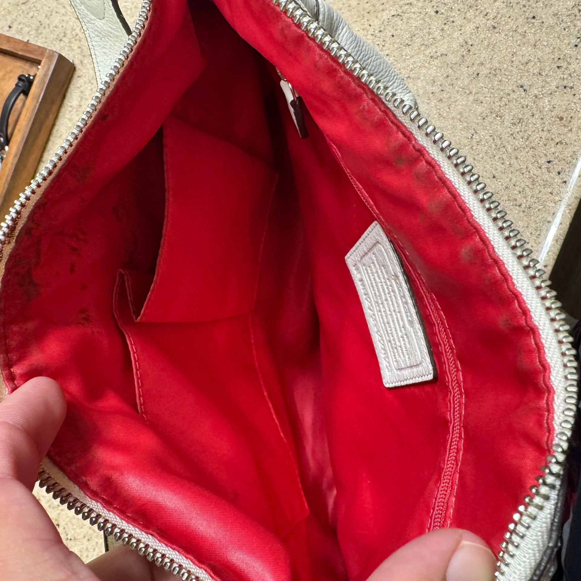 Coach Poppy Avery Hobo Bag Purse Short Shoulder Strap READ 5