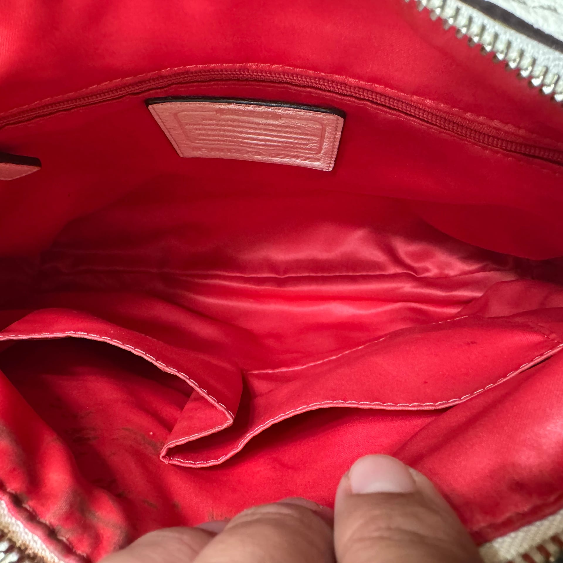 Coach Poppy Avery Hobo Bag Purse Short Shoulder Strap READ 6