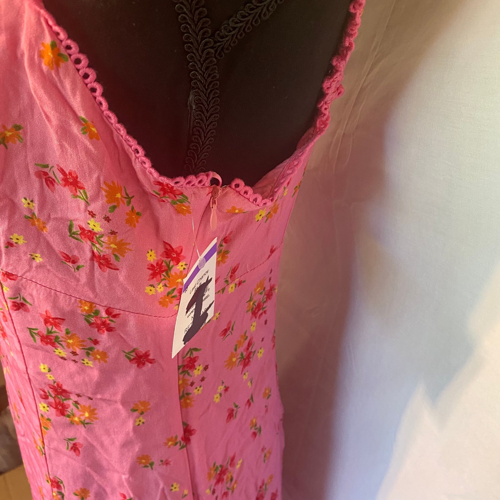 LOST+WANDER Love Spell Floral Mini Dress Floral Ruffle - Pink 3