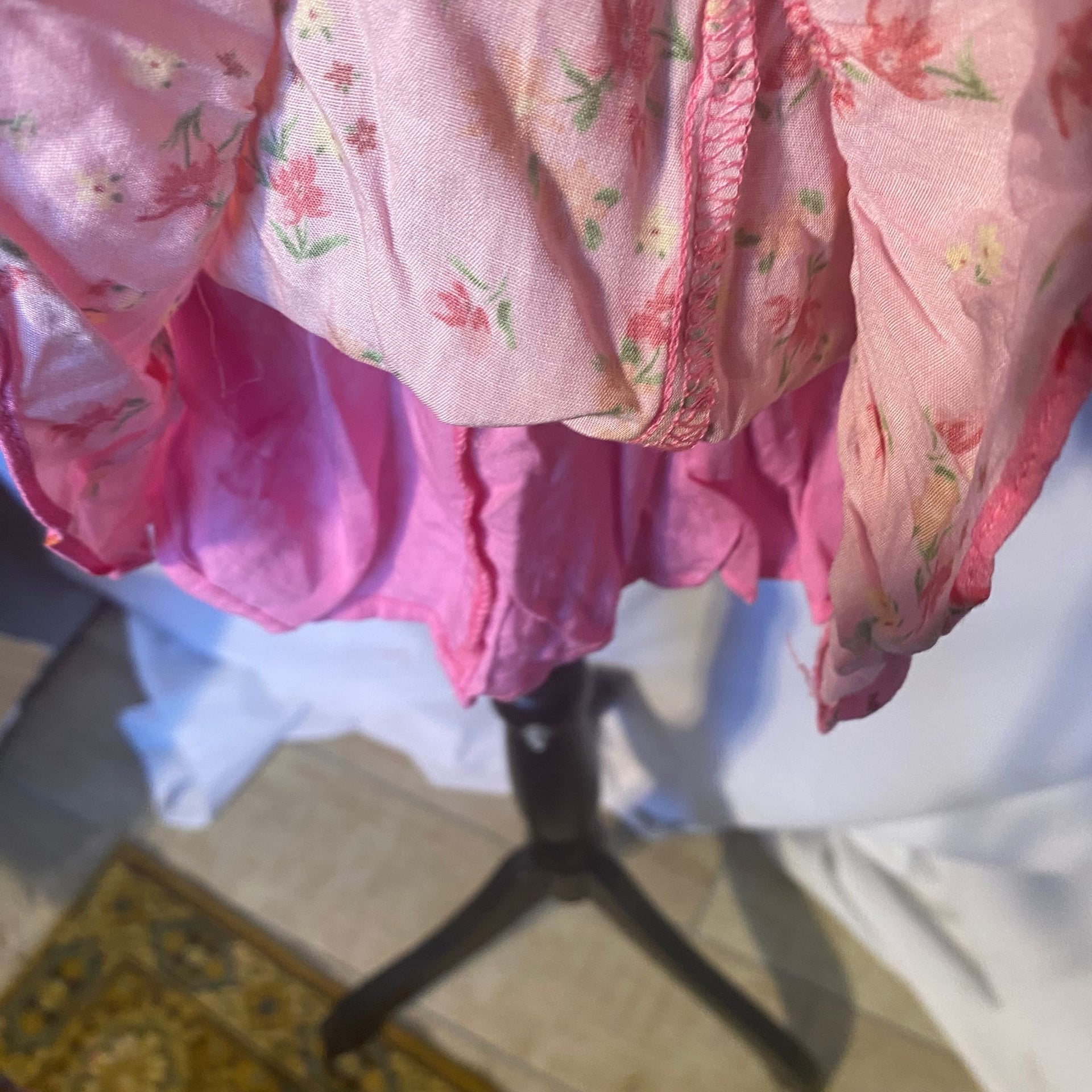 LOST+WANDER Love Spell Floral Mini Dress Floral Ruffle - Pink 5