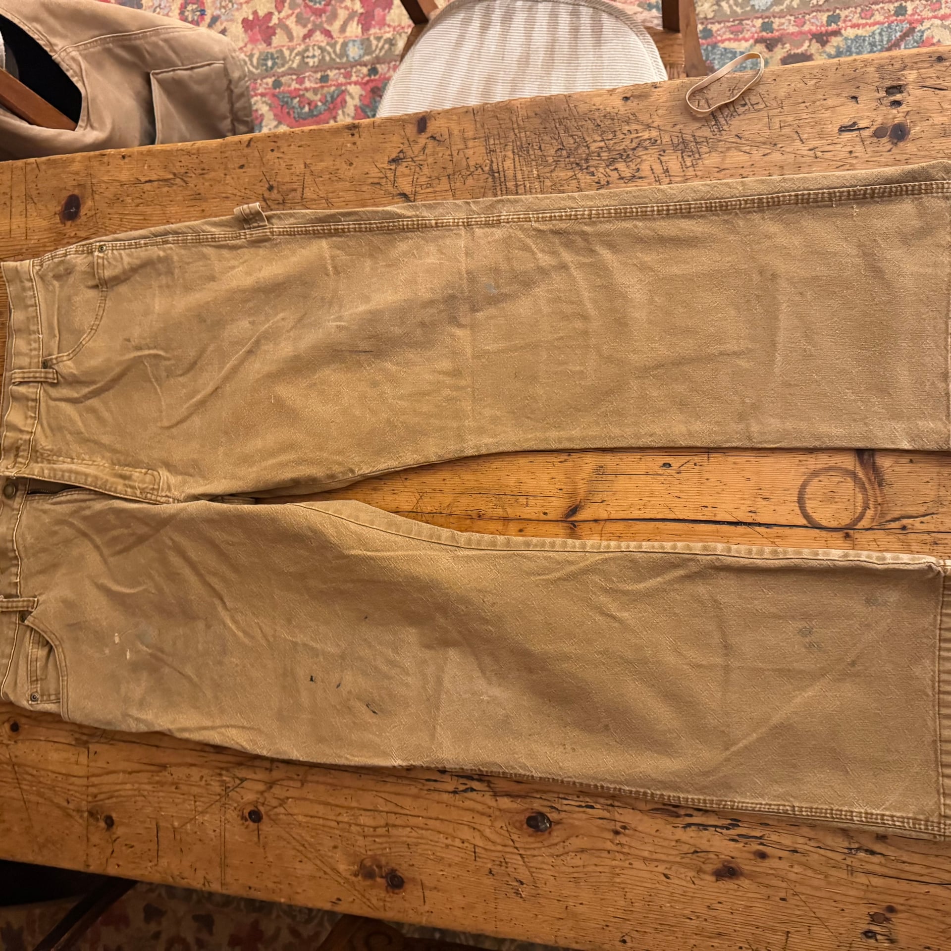 Vintage Dickies Carpenter Pants 34 X 30 Khaki Carpenter Pants 1