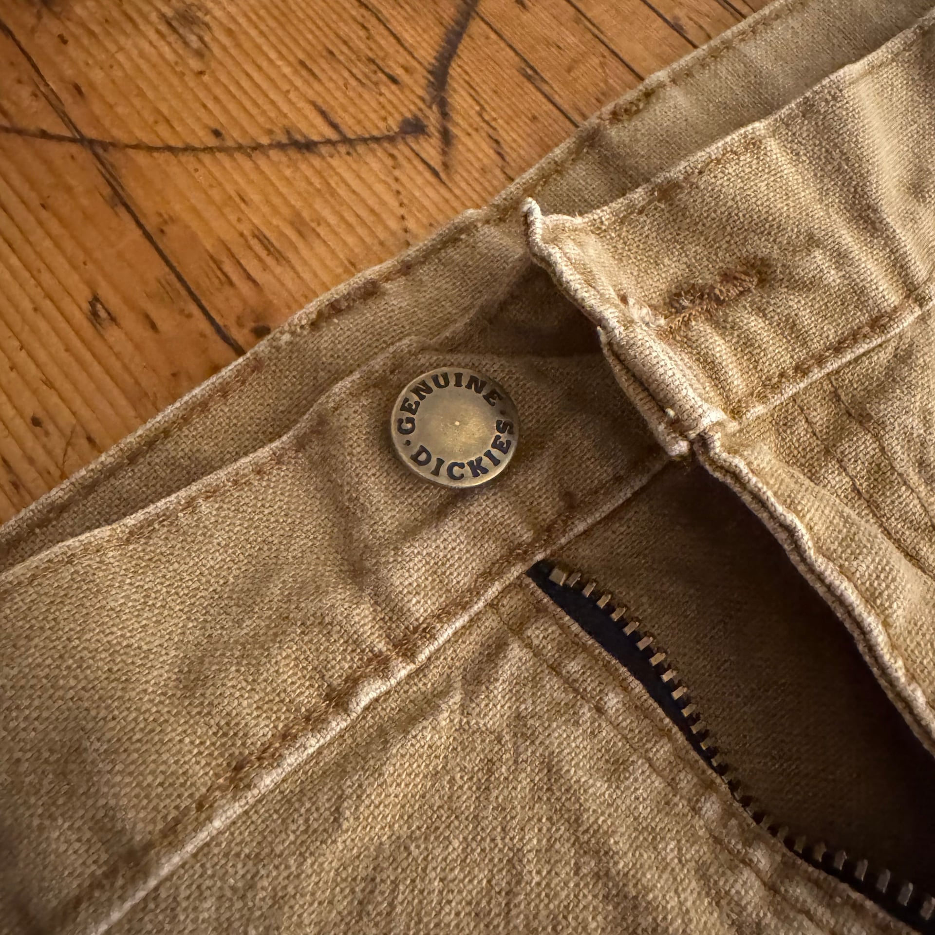 Vintage Dickies Carpenter Pants 34 X 30 Khaki Carpenter Pants 3