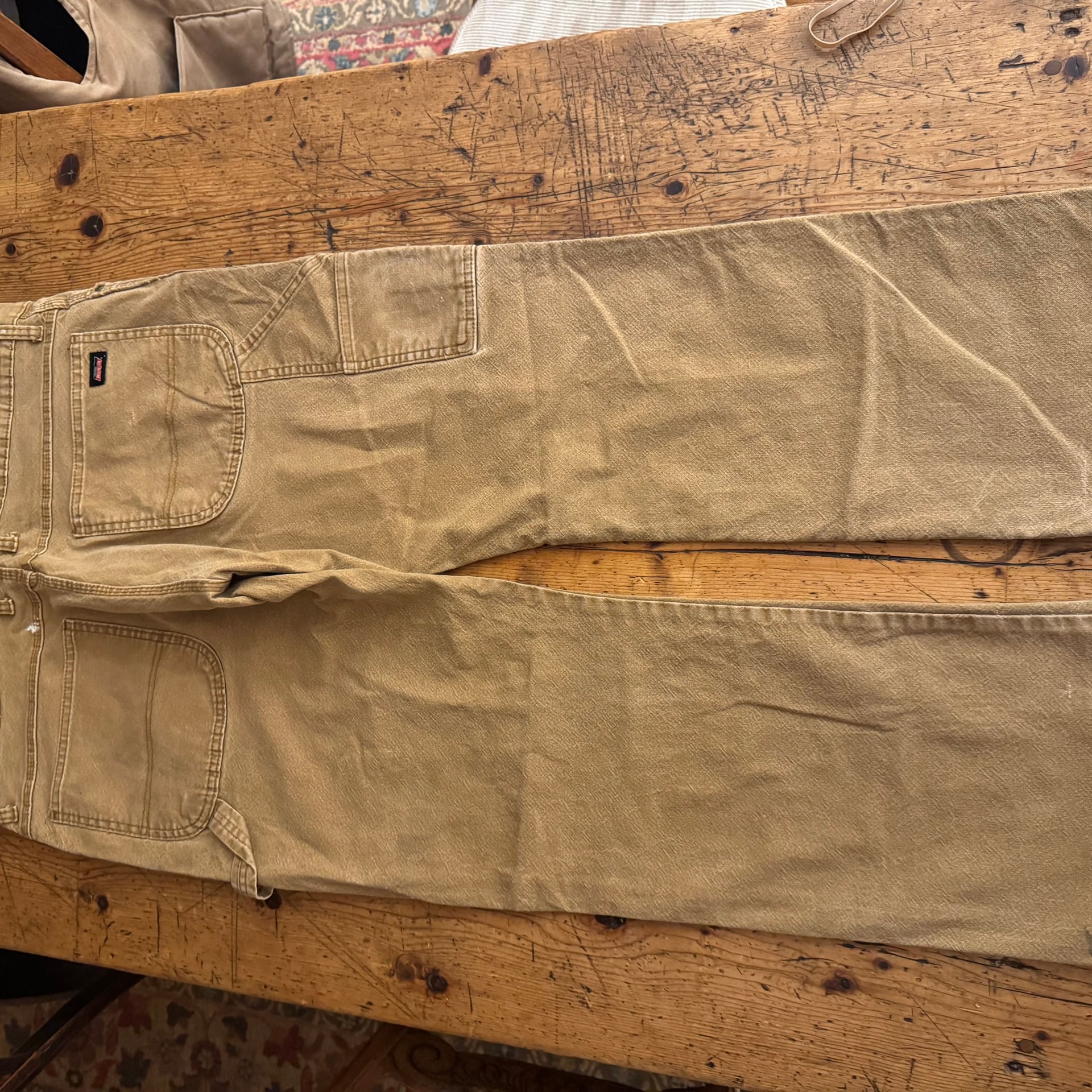 Vintage Dickies Carpenter Pants 34 X 30 Khaki Carpenter Pants 4
