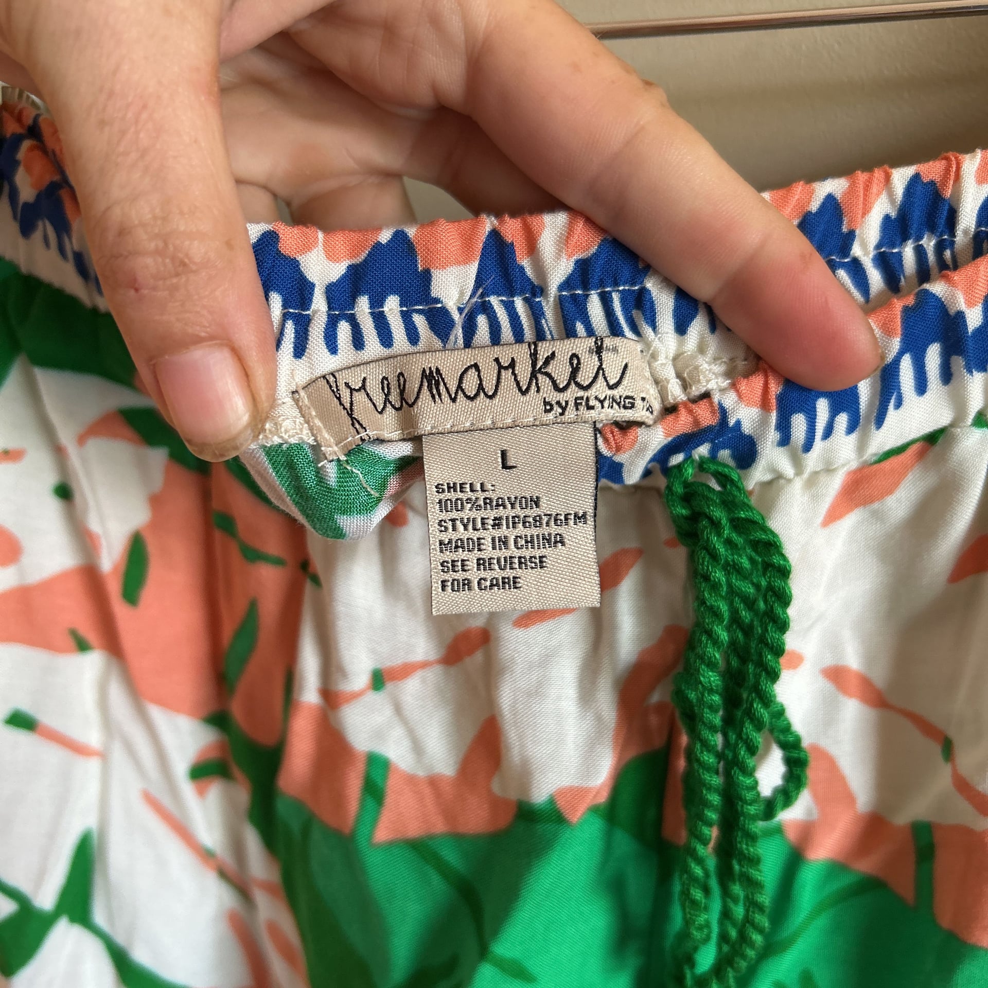 Flying Tomato Tropical Leaf Print Wide Leg Palazzo Pants 4