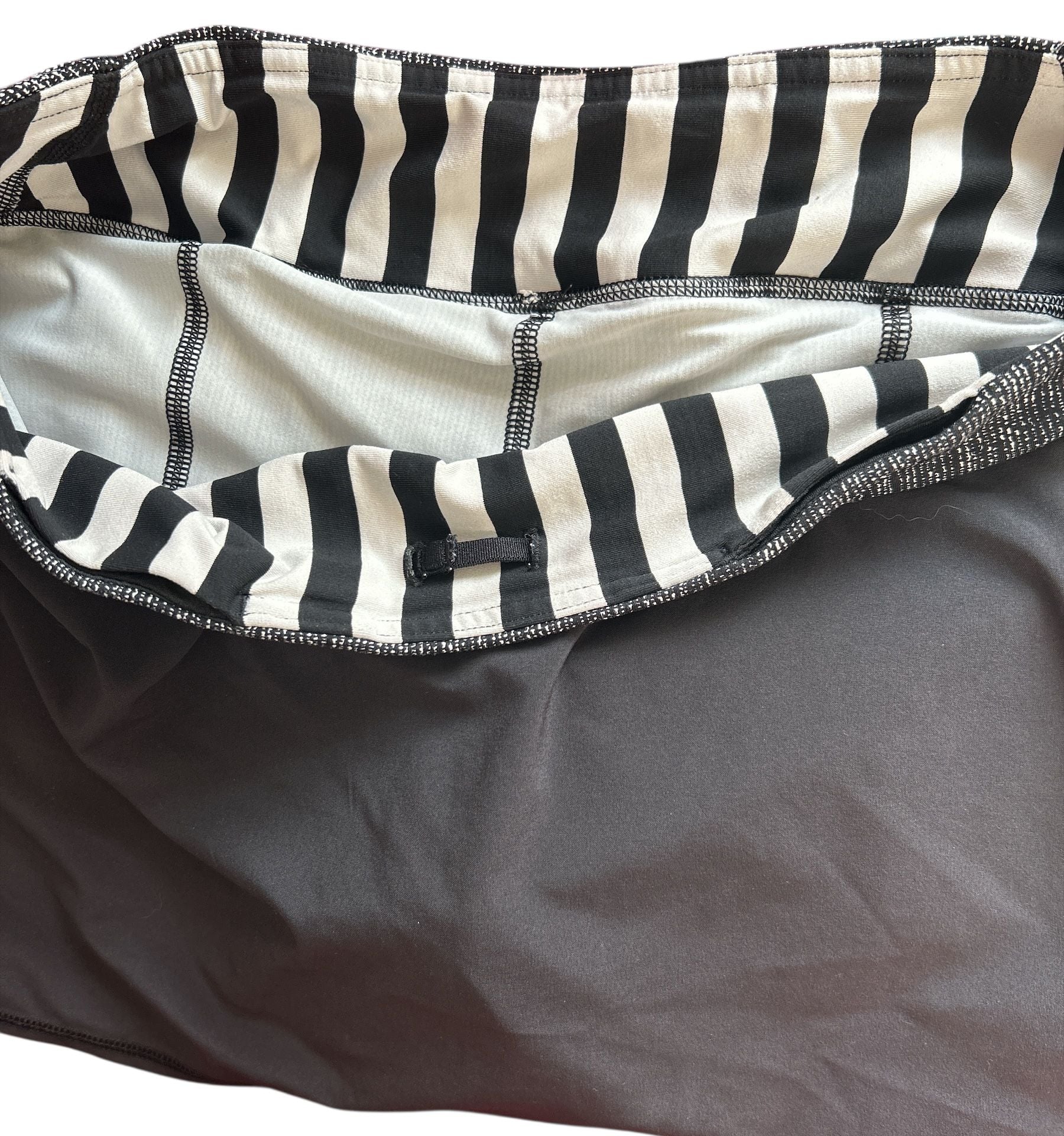 LuluLemon Black Pleated Athletica Skirt Skort size 6 3