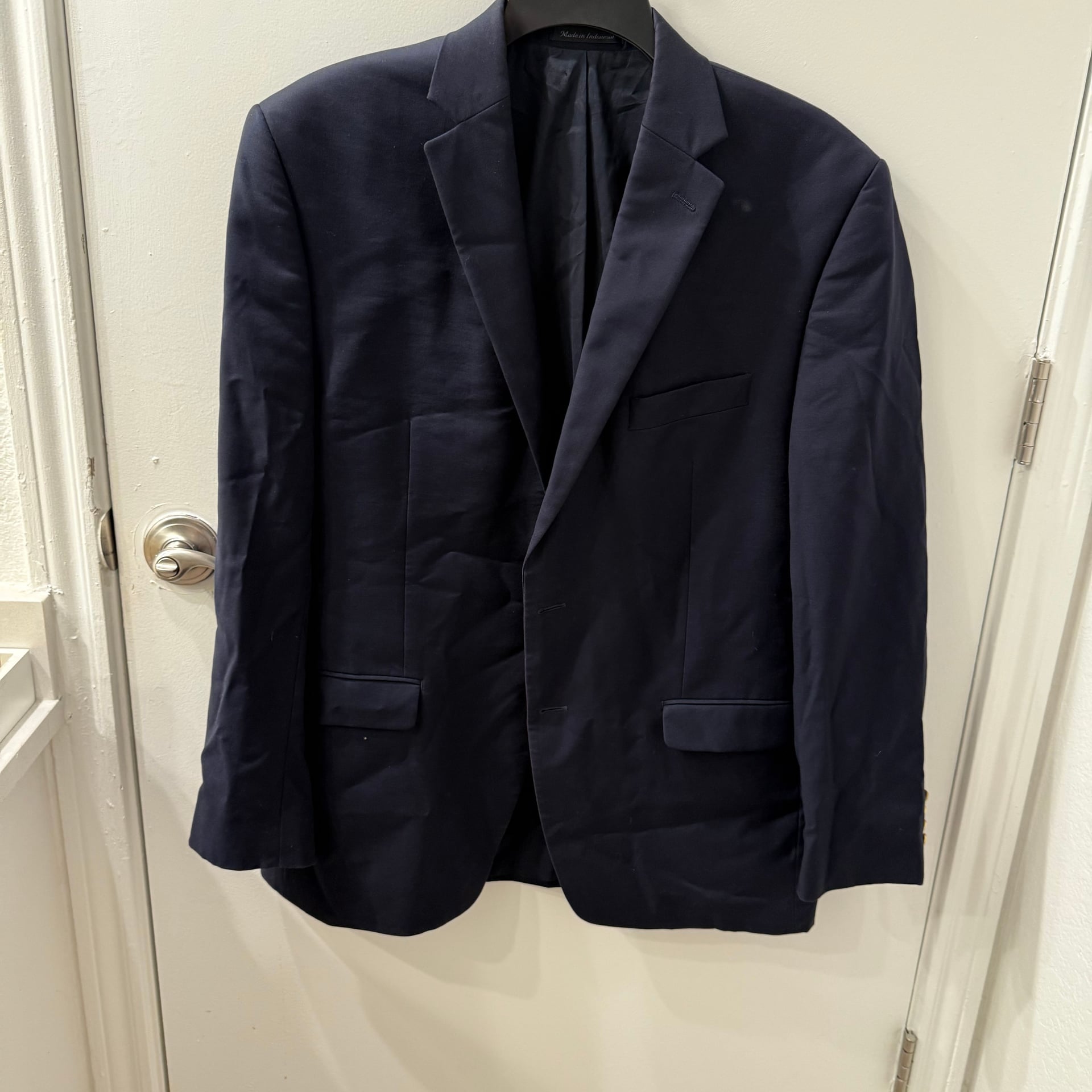 Lauren Ralph Lauren Black Label Mens 2 Button Wool Blend Blazer 1
