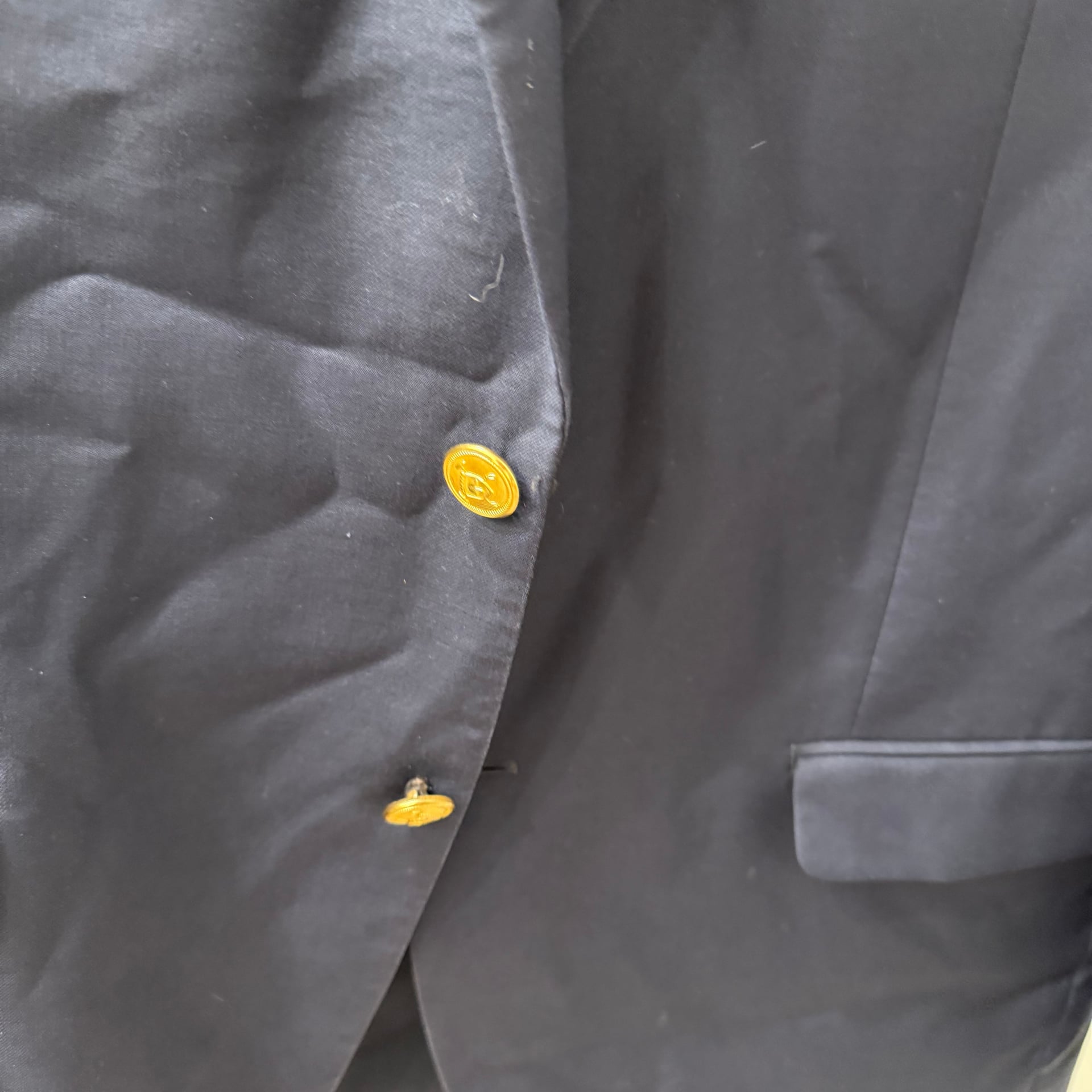 Lauren Ralph Lauren Black Label Mens 2 Button Wool Blend Blazer 2