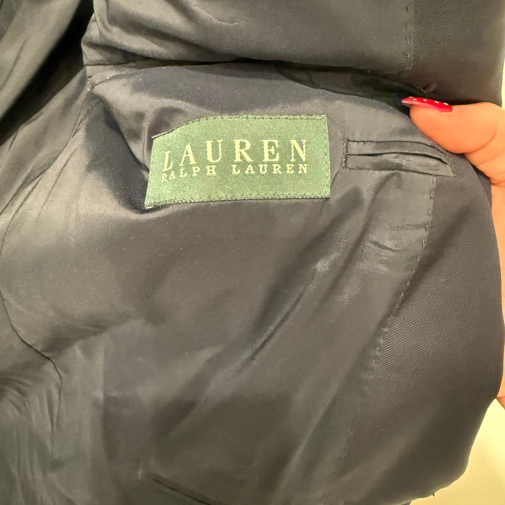 Lauren Ralph Lauren Black Label Mens 2 Button Wool Blend Blazer 5