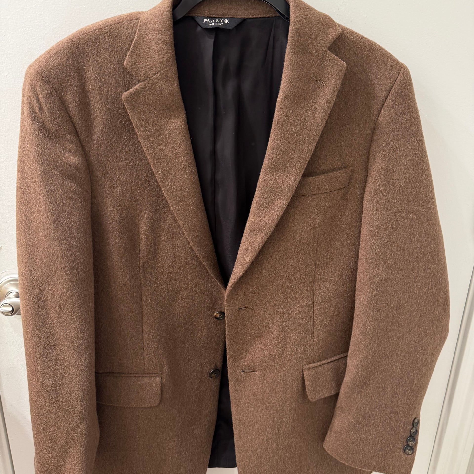 Jos. A. Bank Men's Camel Hair Sport Coat 43R 1