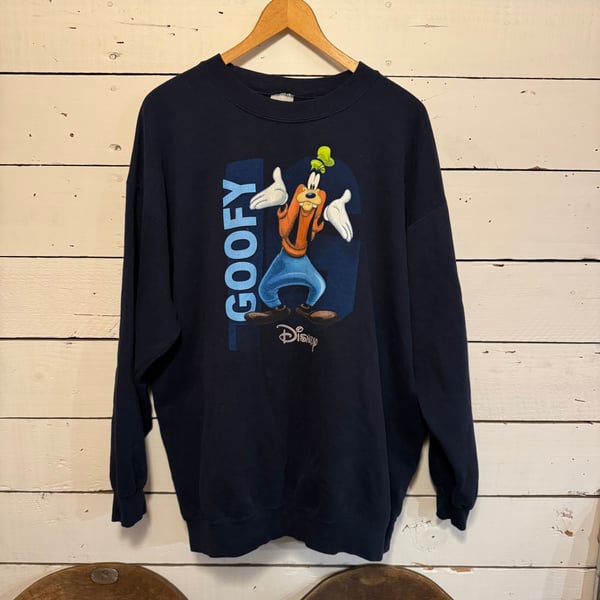 Vintage 90s Disney Goofy Crewneck Sweatshirt XL