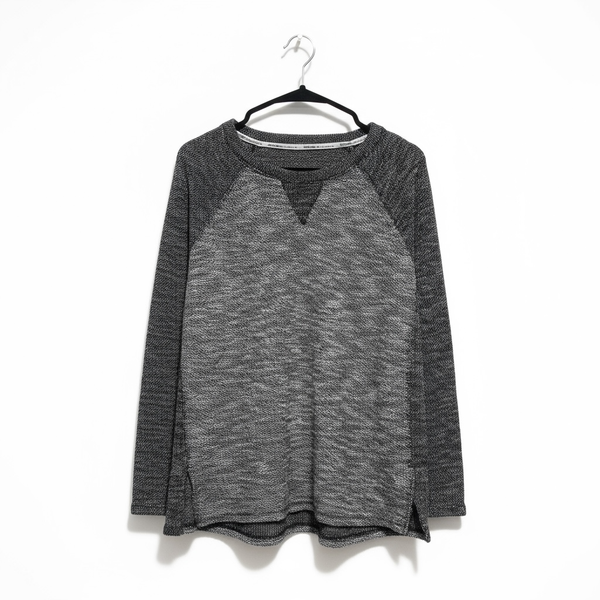Calvin Klein Performance Women's Grey Long Sleeve Crewneck Sweatshirt
