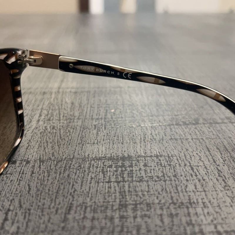 Tory Burch TY7031 Tribal Brown Gradient Square Sunglasses 4