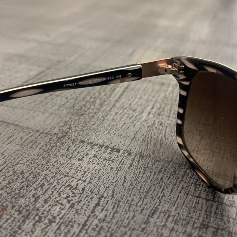 Tory Burch TY7031 Tribal Brown Gradient Square Sunglasses 5