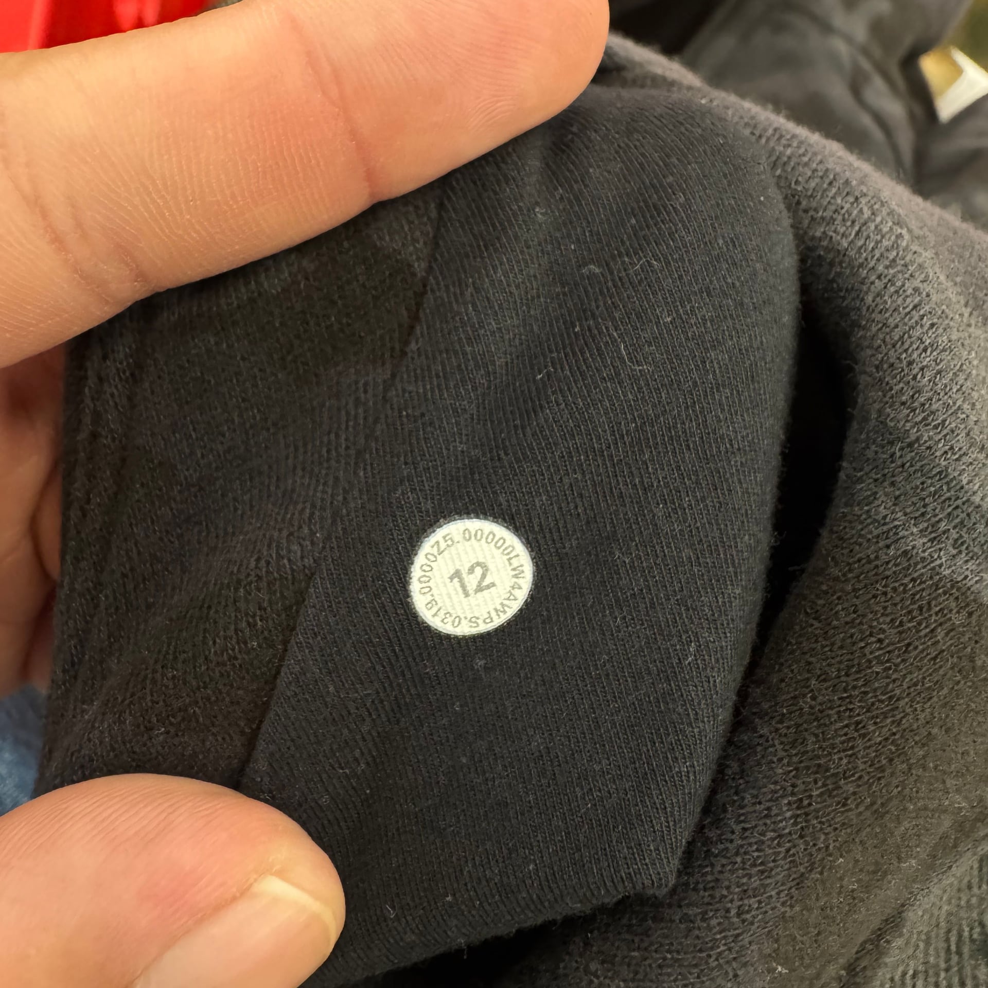 Lululemon Scuba Hoodie *Light Cotton Fleece Black Camo 7