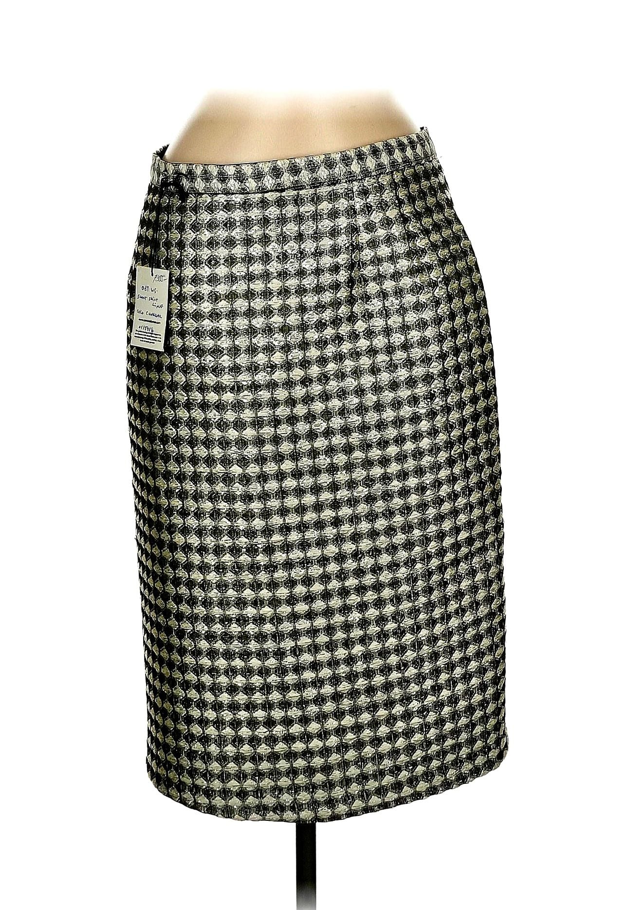 Connie Roberson Gingham Pencil Skirt 8 Flashy Chic 2