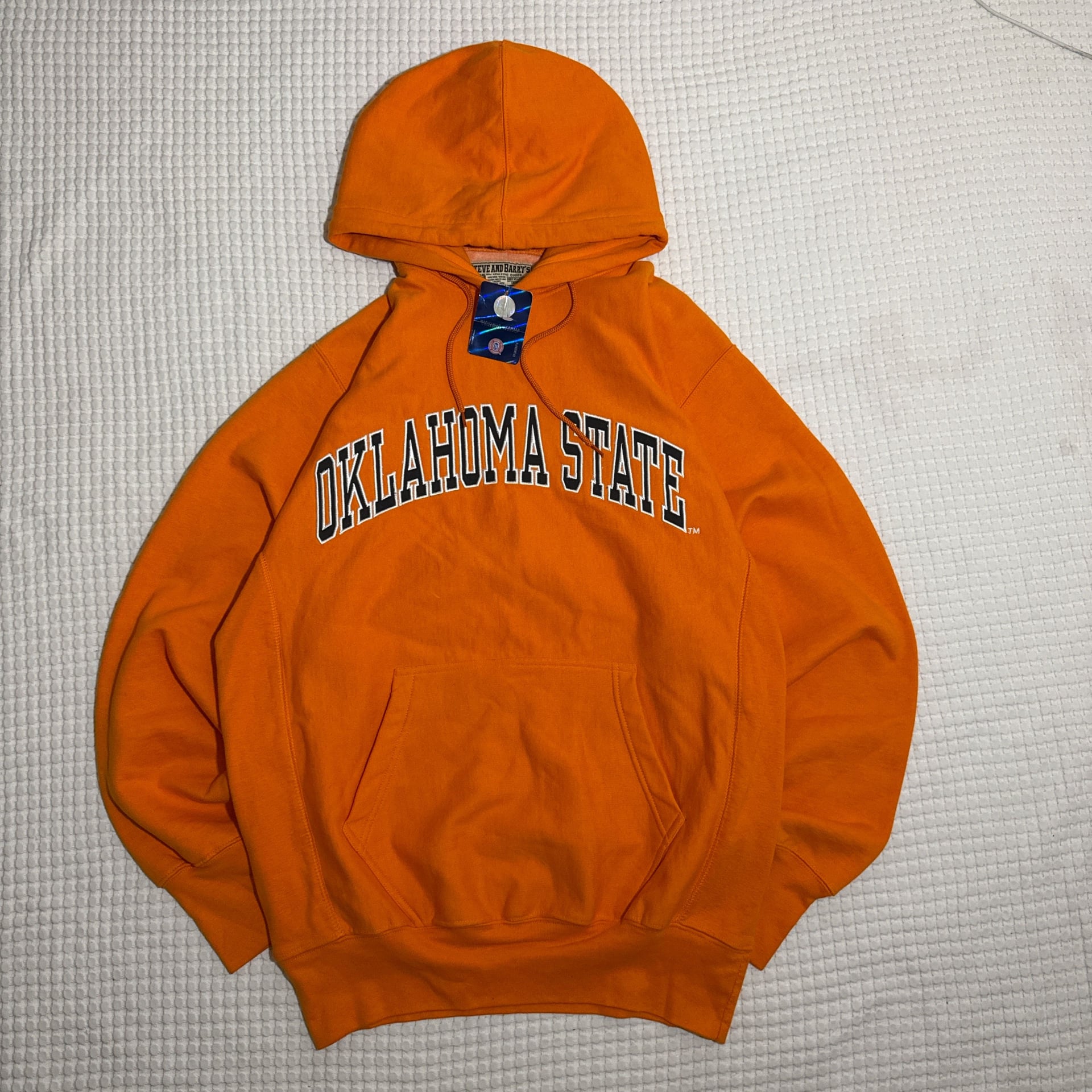 Vintage Steve and Barrys Oklahoma State Orange Hoodie 2