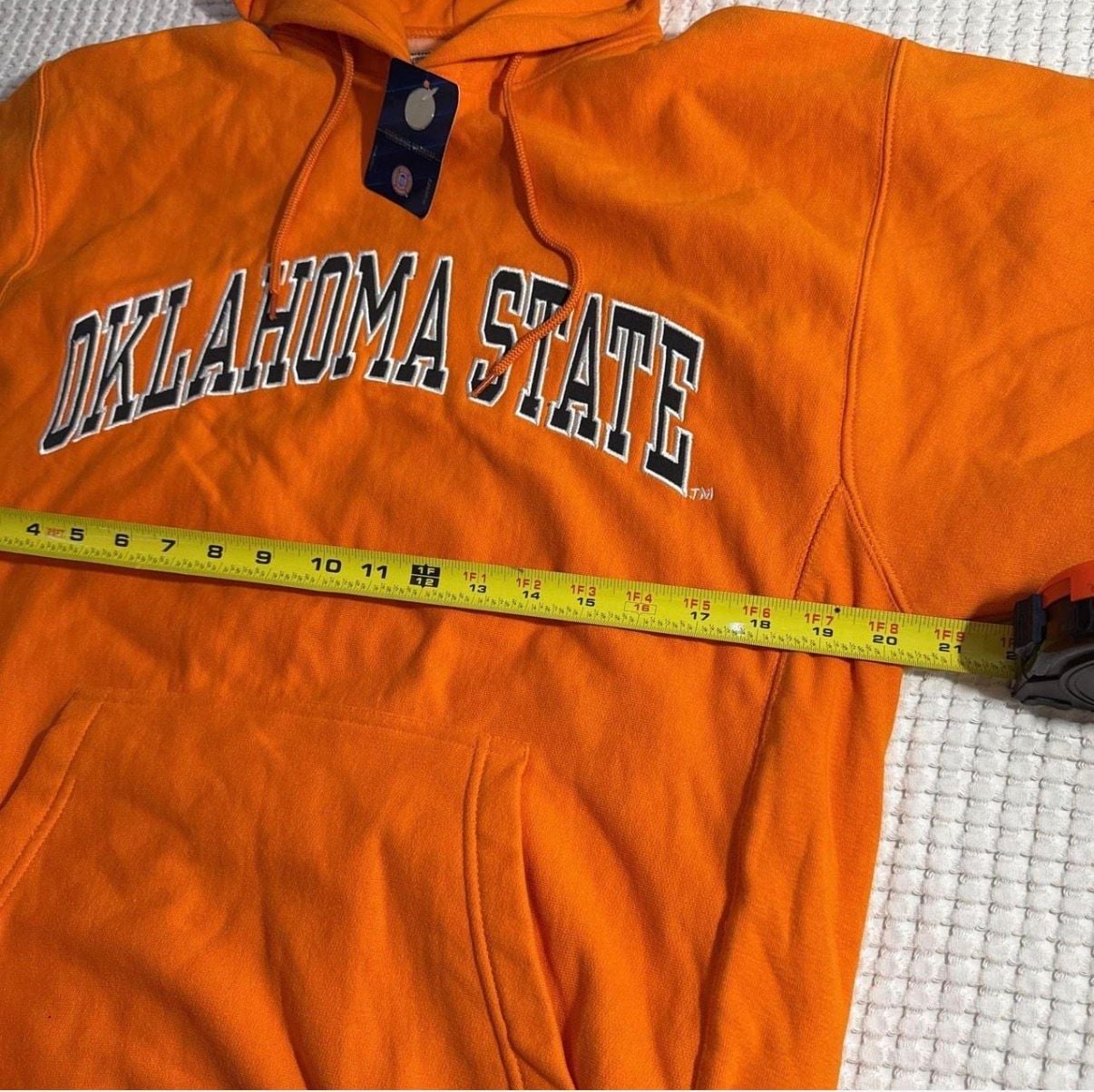 Vintage Steve and Barrys Oklahoma State Orange Hoodie 6