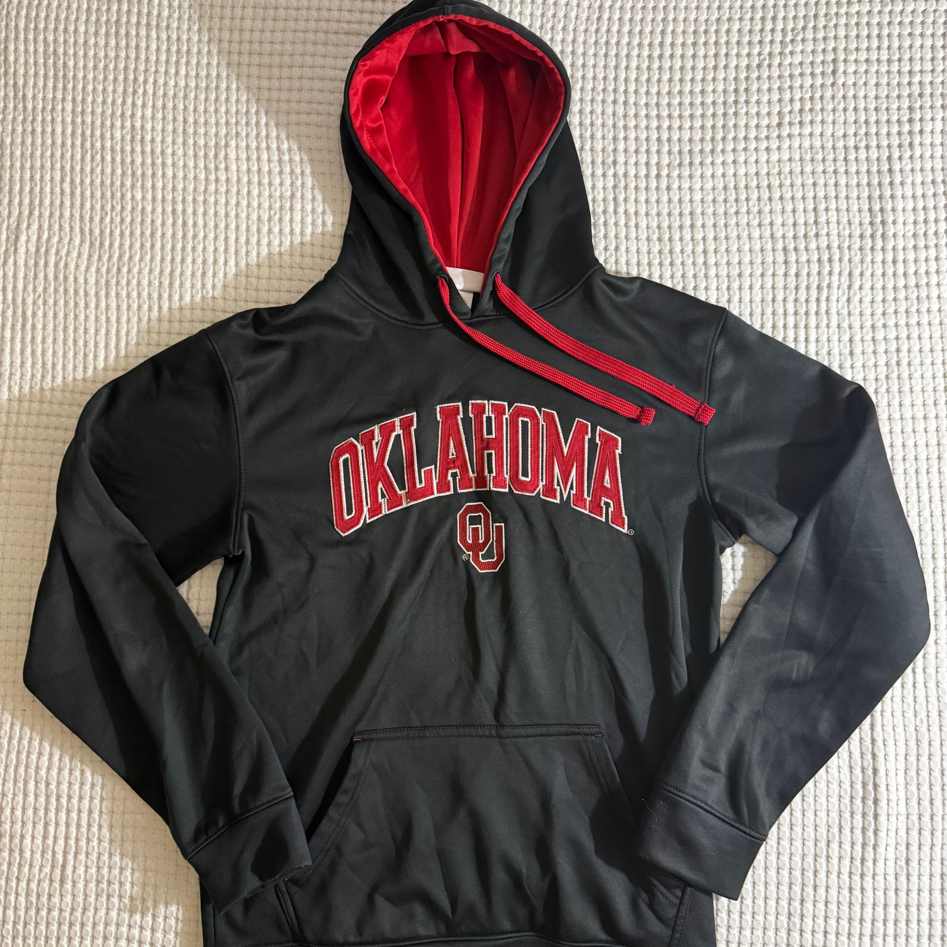 Colosseum Men's Black Oklahoma Sooners Reese Pullover Hoodie 1