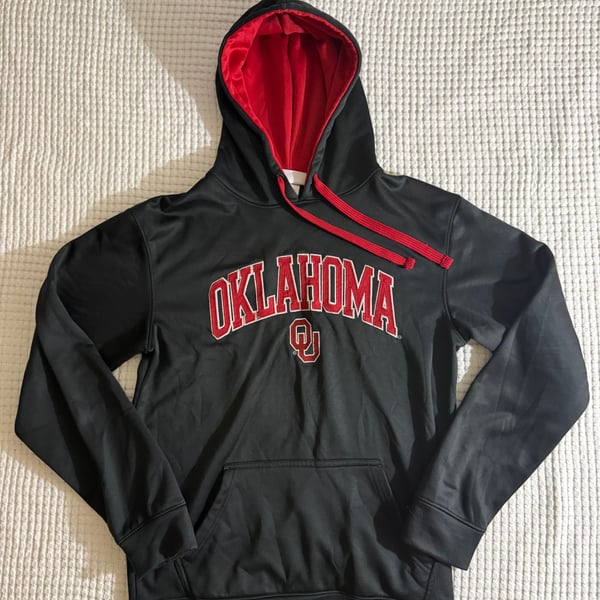Colosseum Men's Black Oklahoma Sooners Reese Pullover Hoodie