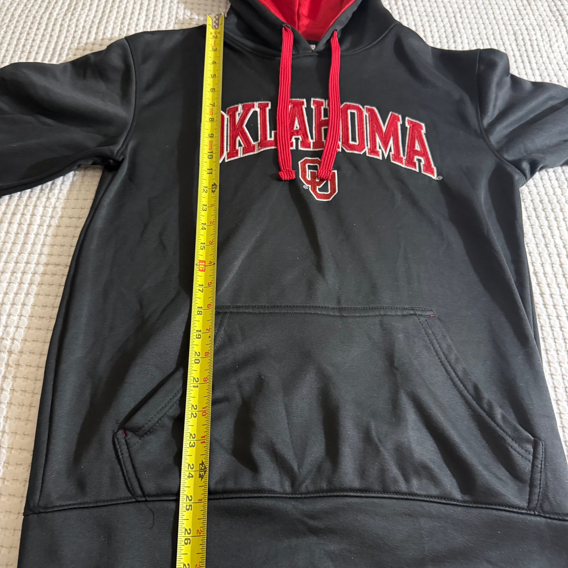 Colosseum Men's Black Oklahoma Sooners Reese Pullover Hoodie 4