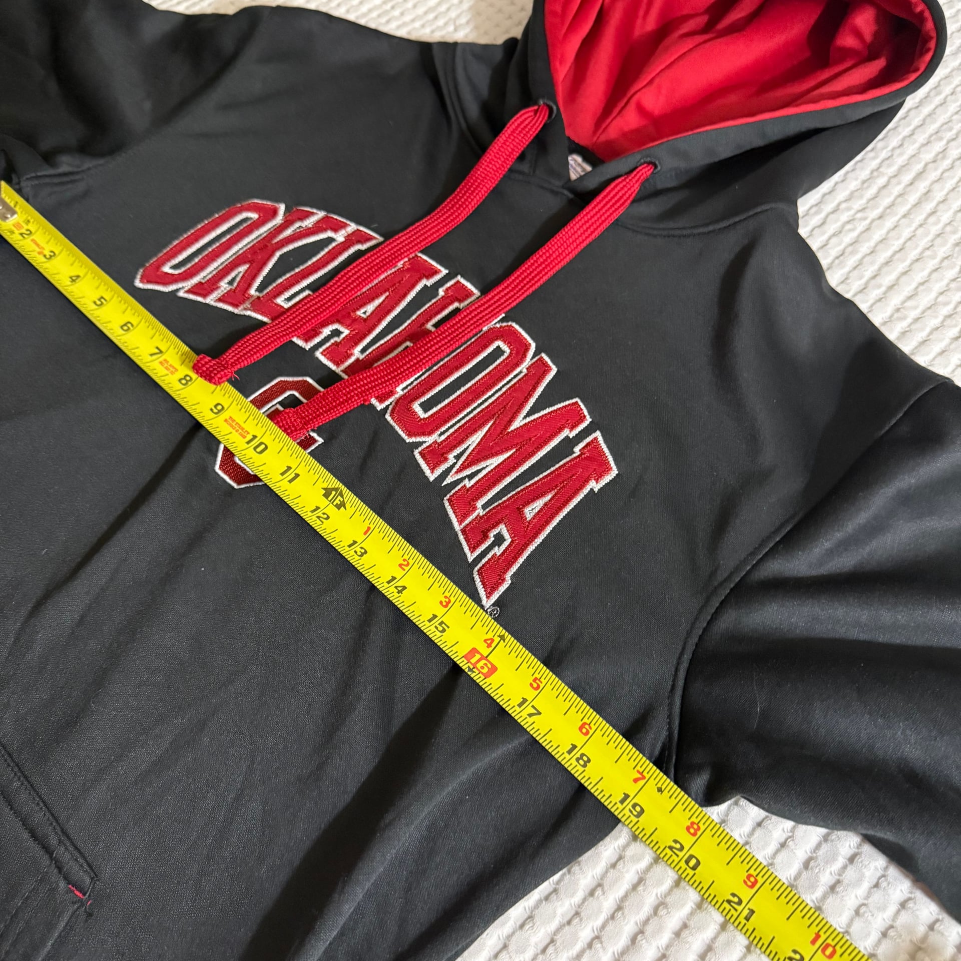Colosseum Men's Black Oklahoma Sooners Reese Pullover Hoodie 5