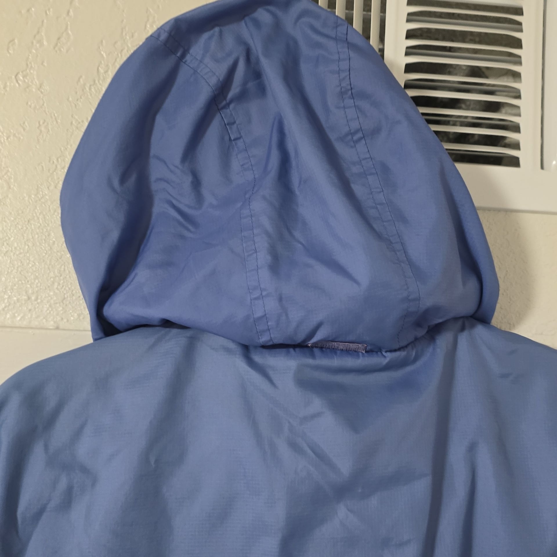 Womens Pacific Trail Blue Hooded Lightweight Windbreaker Jacket 7