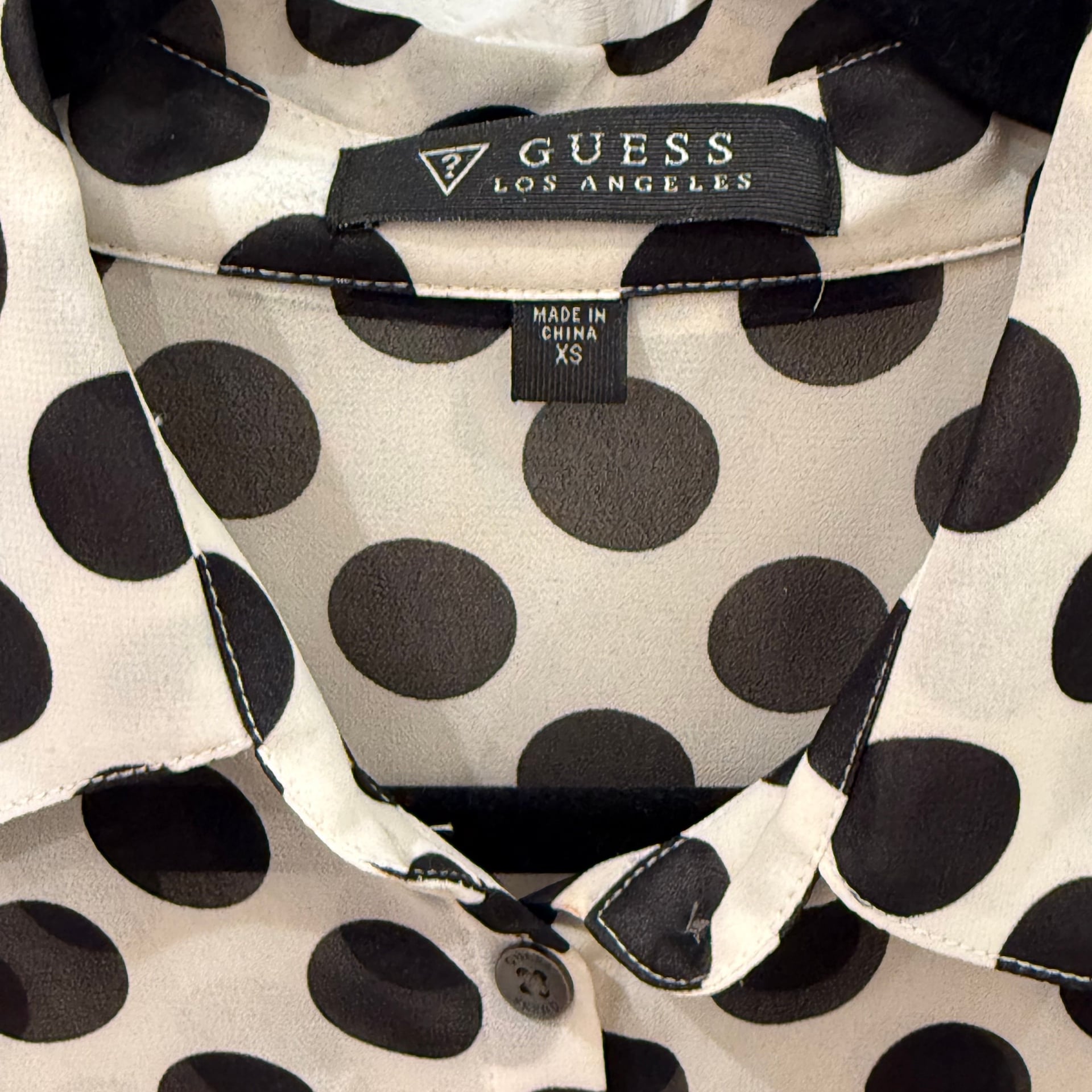 Equipment Polka Dot Slim Signature Silk Shirt 3