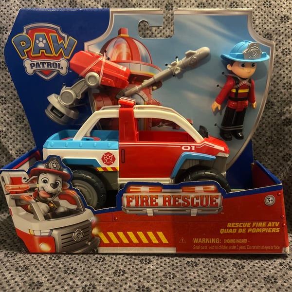 Paw Patrol Fire Rescue Vehicle Ryder with Figure