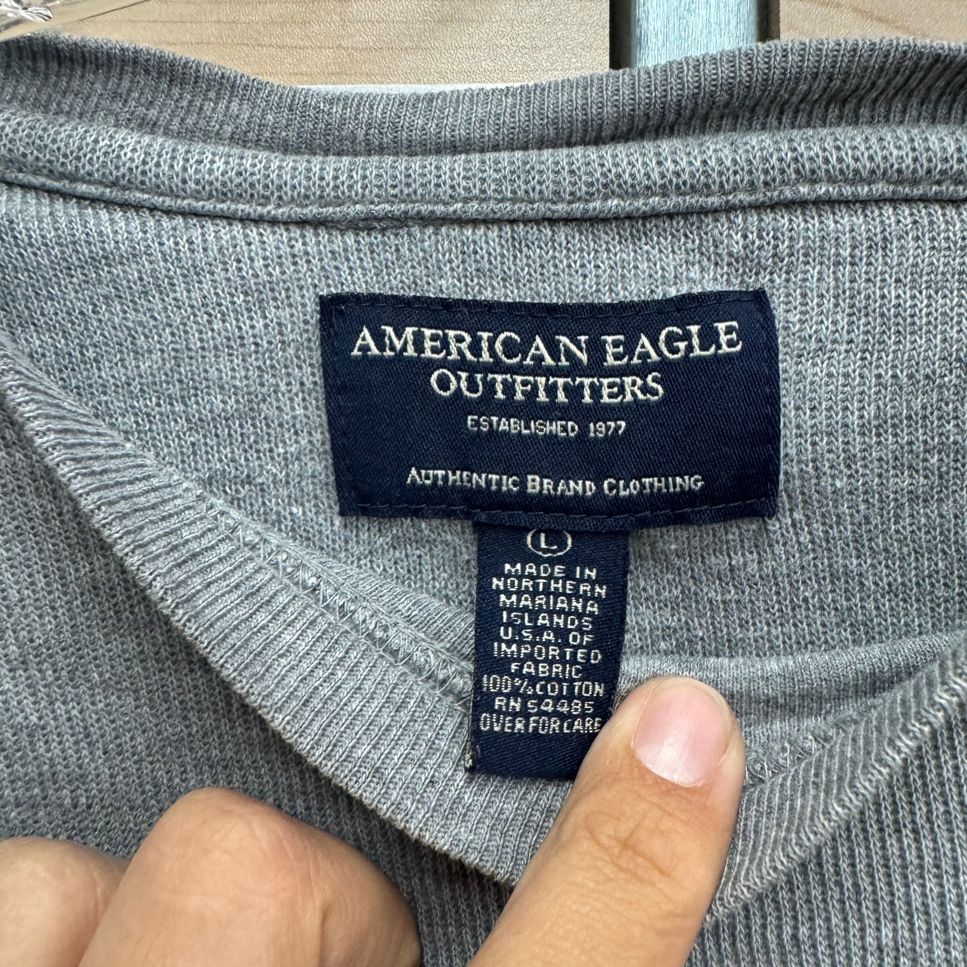 American Eagle AEO Striped Knit Crewneck Sweater 4