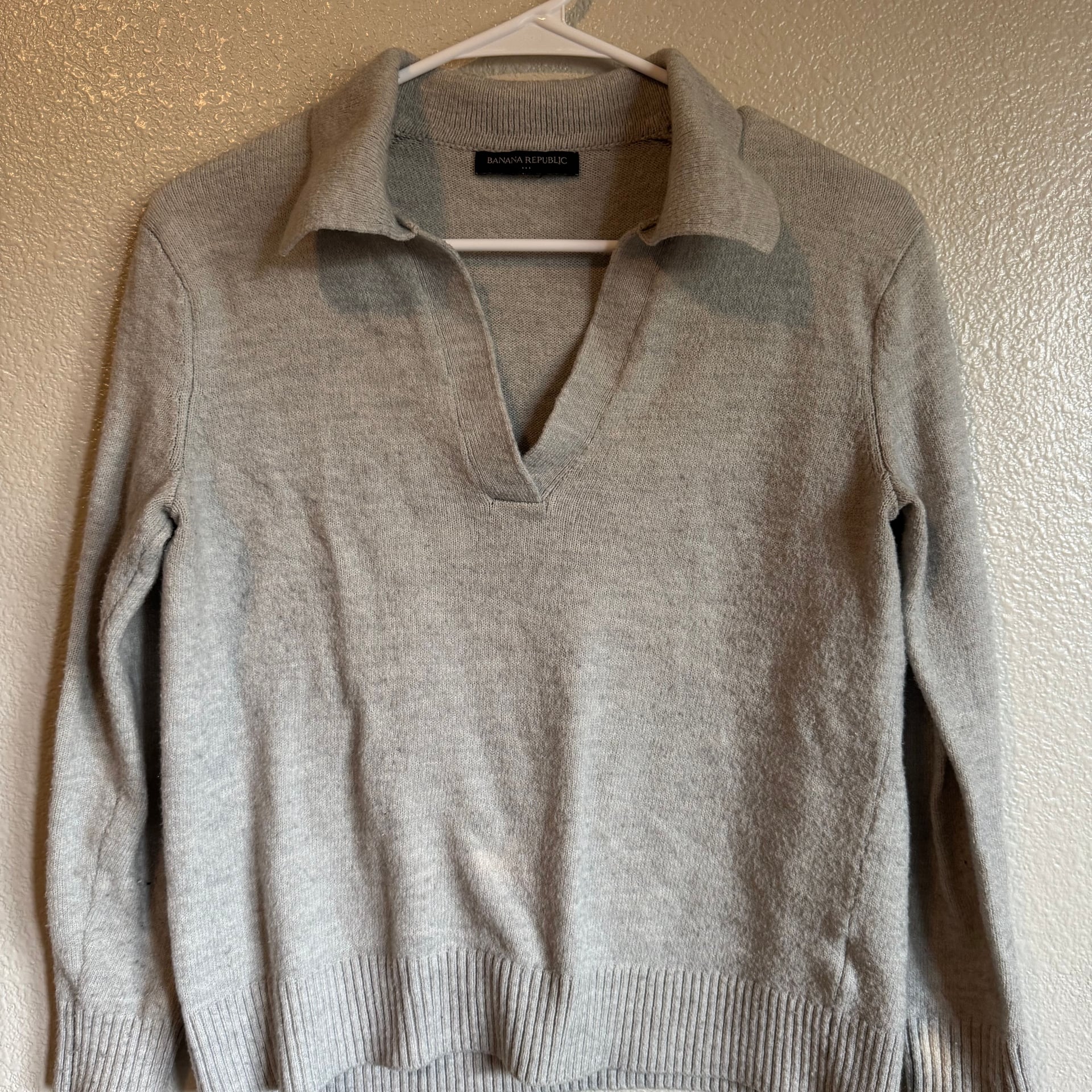 Banana Republic Textured Johnny-Collar Sweater 2