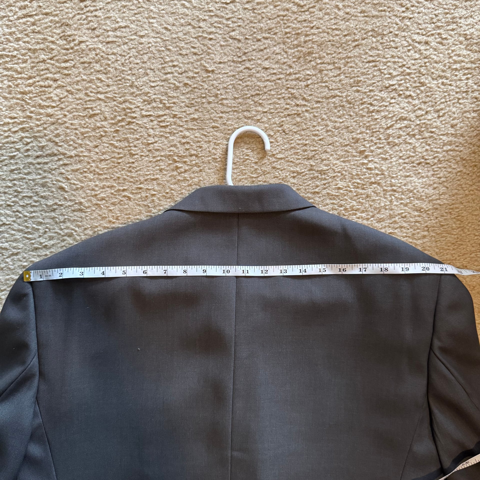 Caravelli Men's Suit Jacket 3 Button Blazer Gray 44R 10