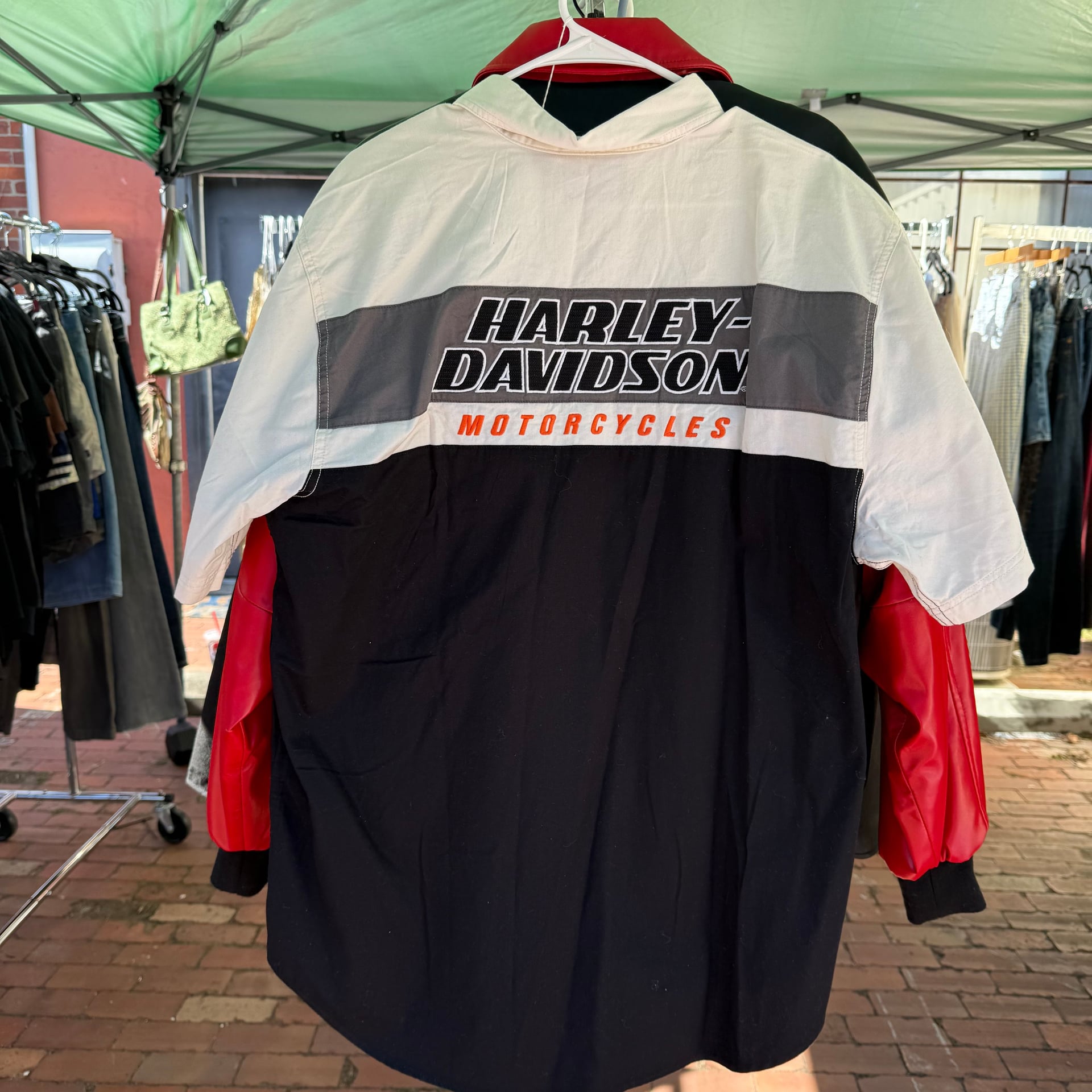 Harley Davidson Motorcycles Black White gray Men's XL 1