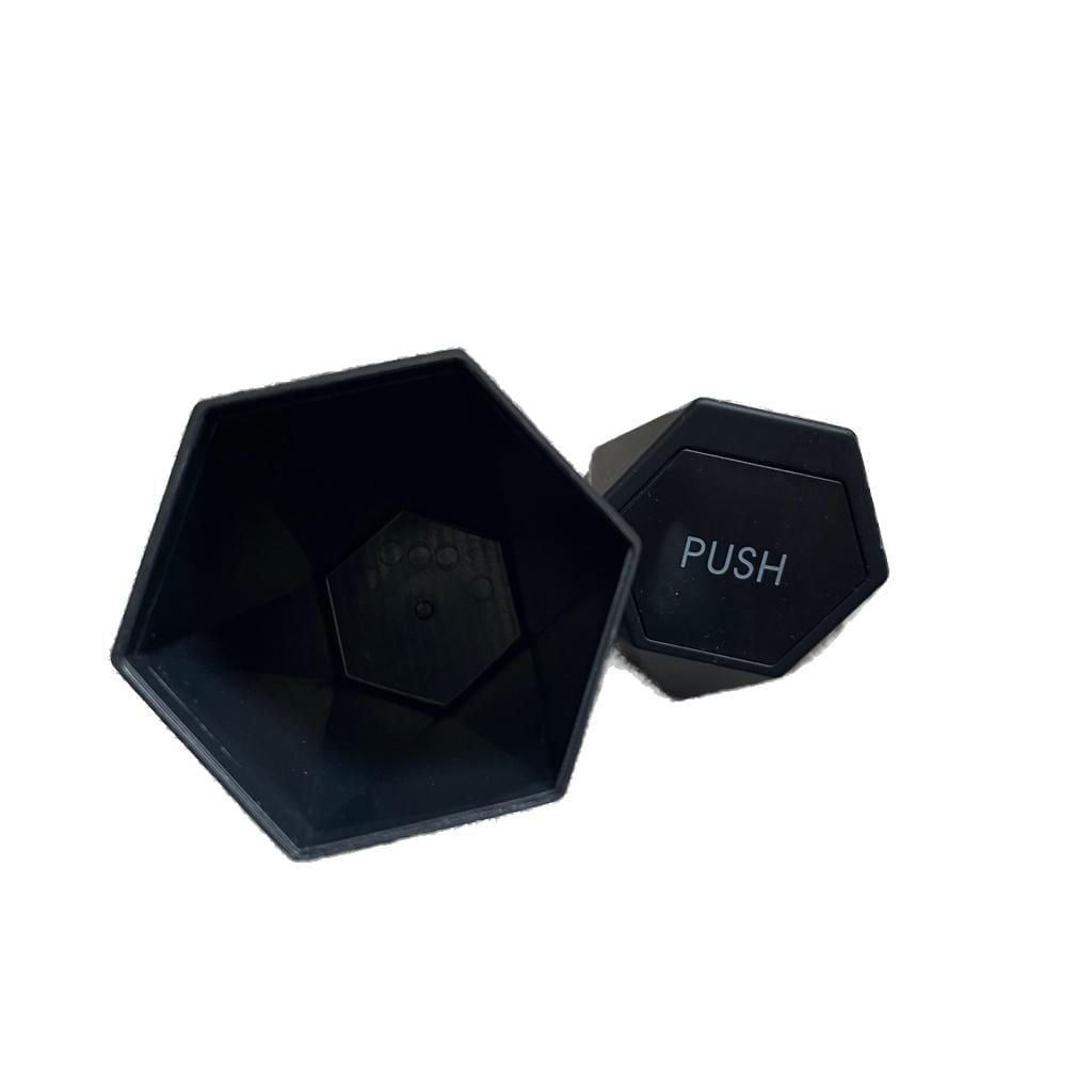 Mini Diamond Design Car Trash Can with Lid, Portable Vehicle Auto Garbage Can for Automotive Car, Home, Office, Kitchen, Bedroom 5