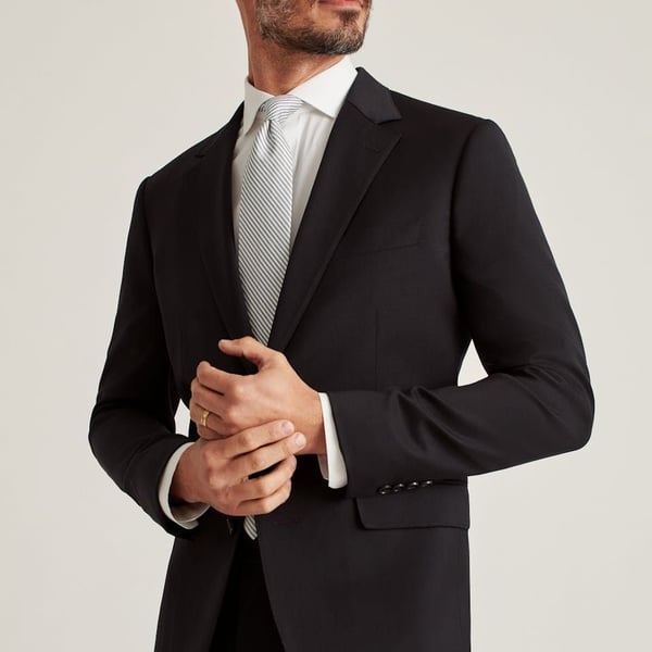 Bonobos Blazer Suit Jacket in Black, Size 36S