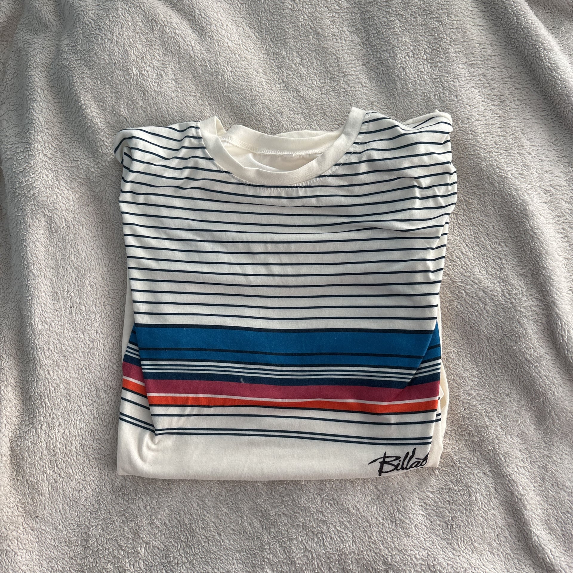 King Louie Red White and Blue Striped Polo Shirt 2