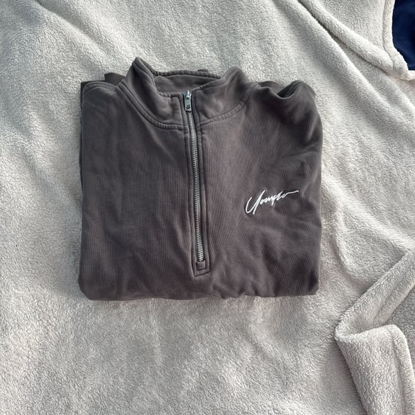YOUNG LA Men's Half Zip Pullover