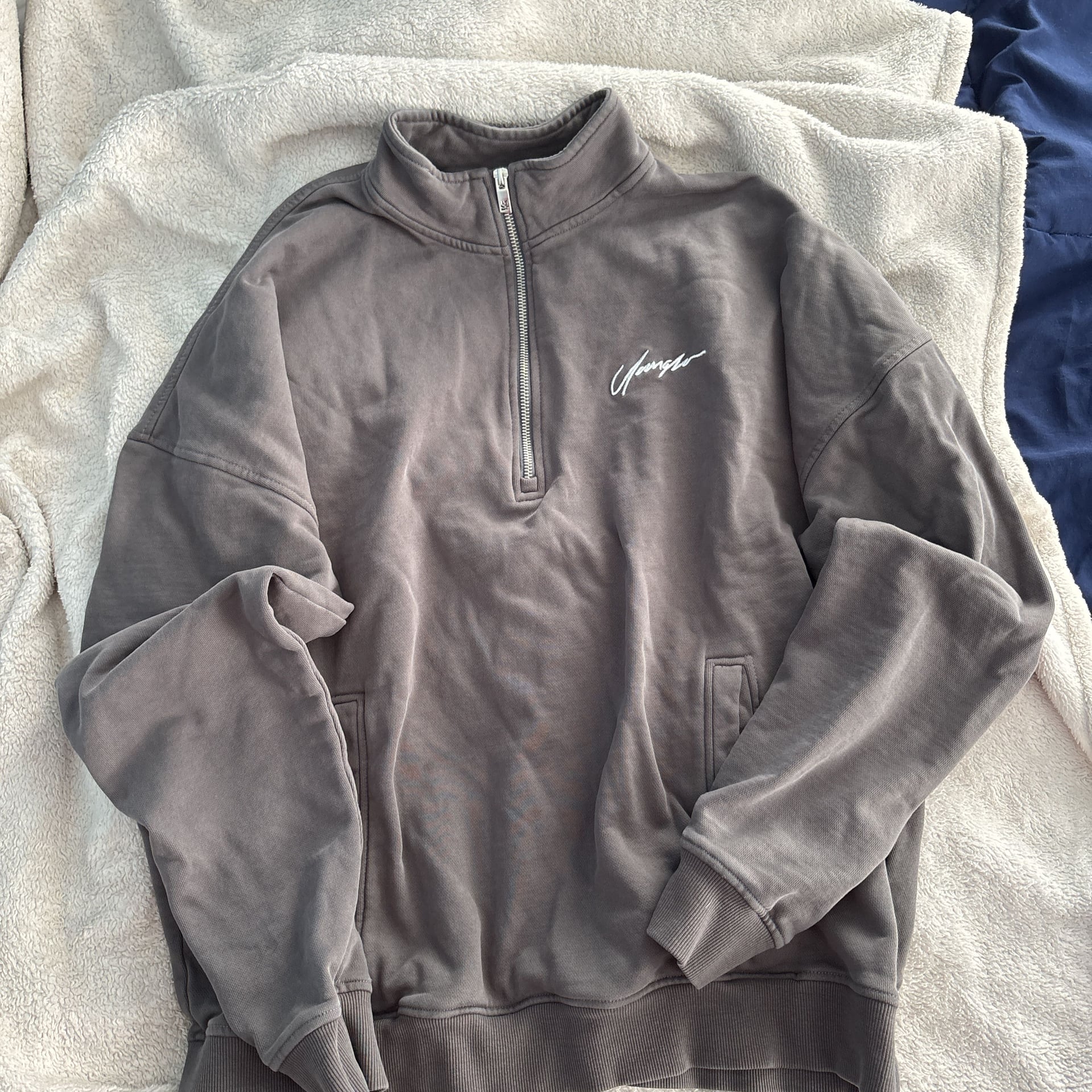 YOUNG LA Men's Half Zip Pullover 2