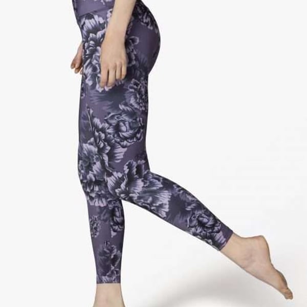 Beyond Yoga Lux High Waist Legging Peony Purple Grey Large