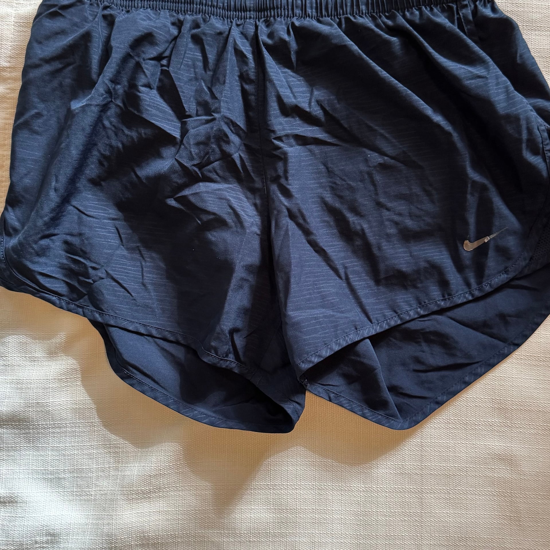 Nike Women's Dri-FIT Brief-Lined Navy Shorts 2