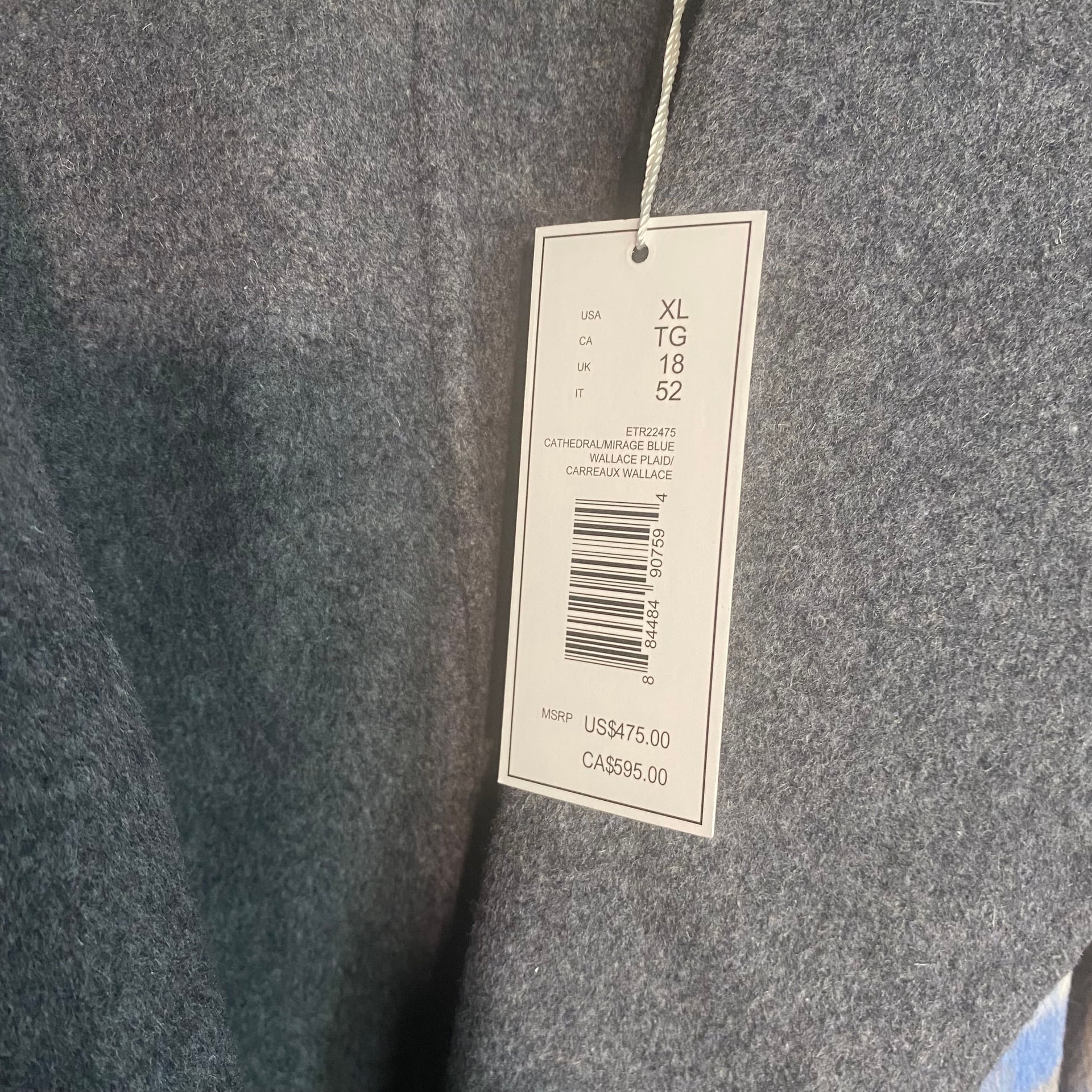 Elie Tahari Wallace Plaid Wrap Coat 9