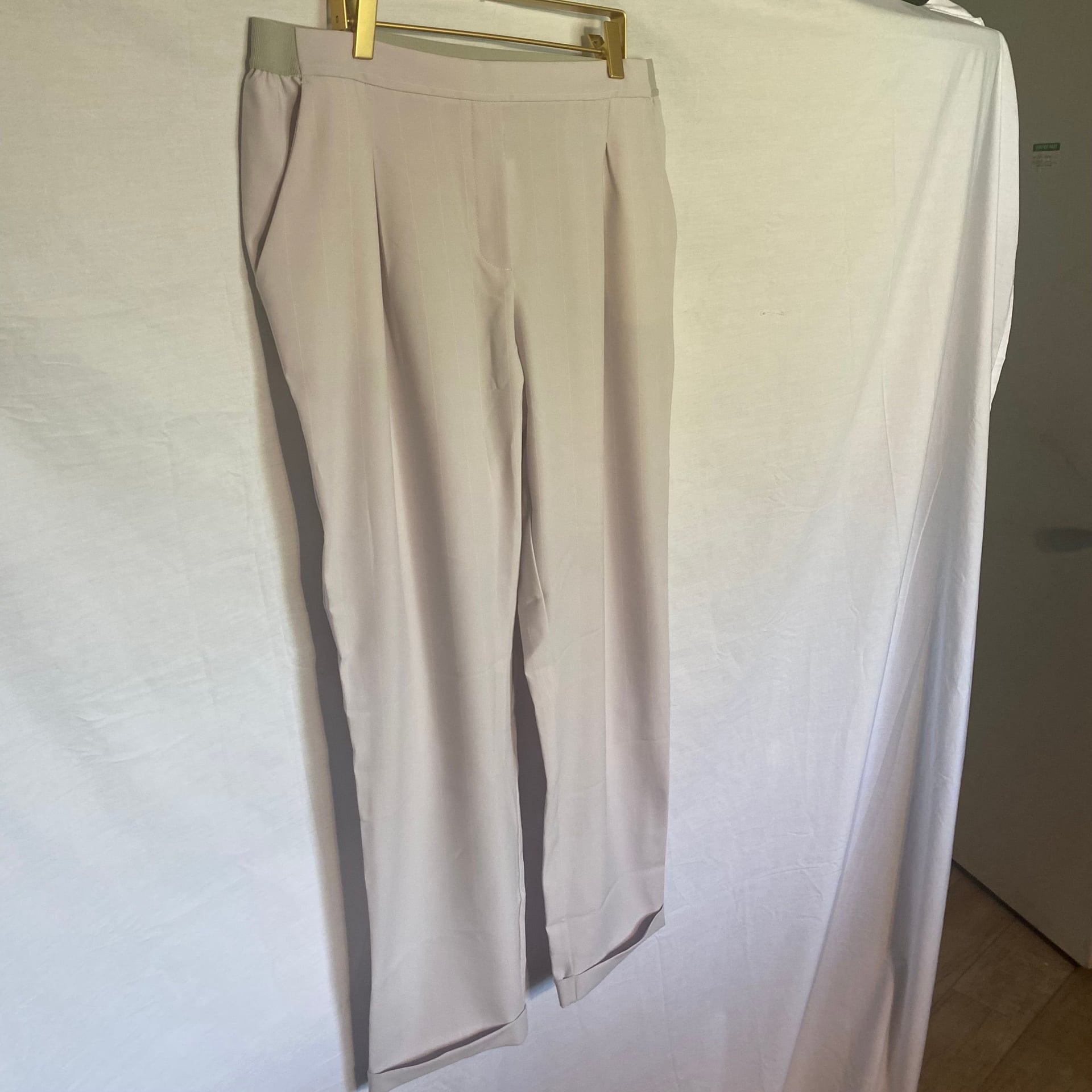Diana Galessi Light Lavender Dress Pants Euro Size 48 NWT MSRP ~250 & up 3