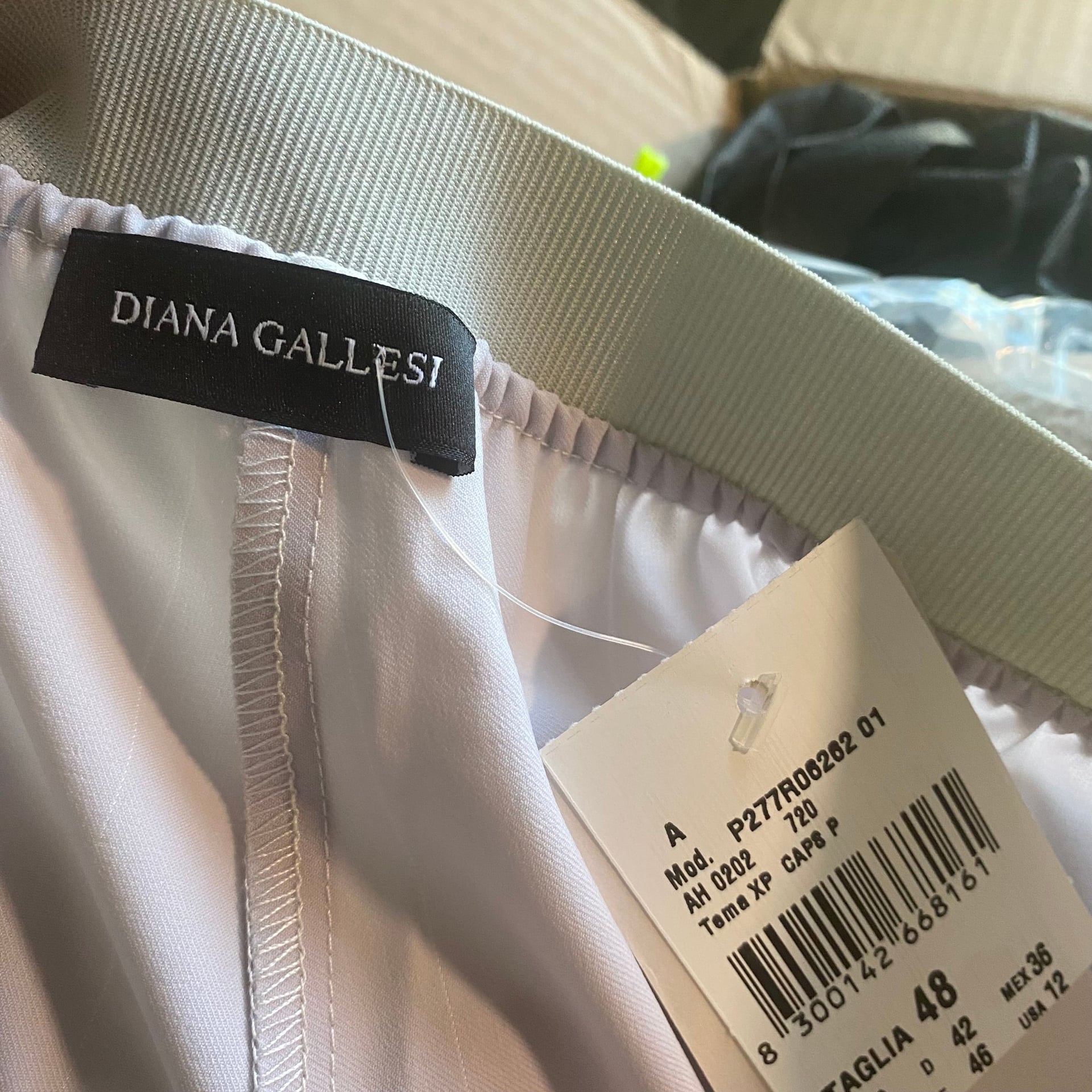 Diana Galessi Light Lavender Dress Pants Euro Size 48 NWT MSRP ~250 & up 7