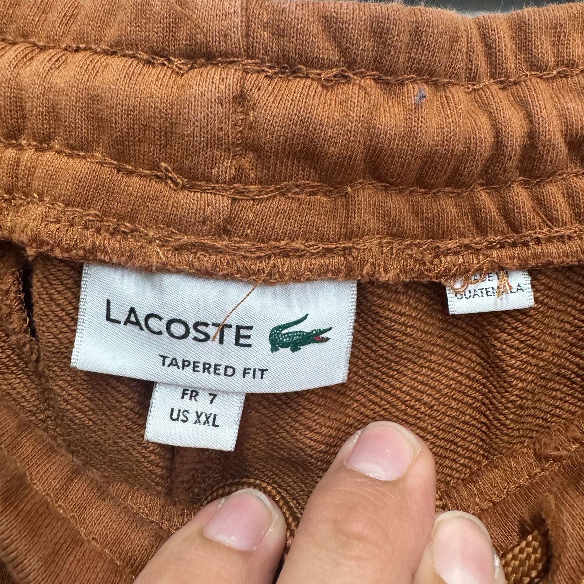 Lacoste Men Wheat/Brown sweats XXL 5