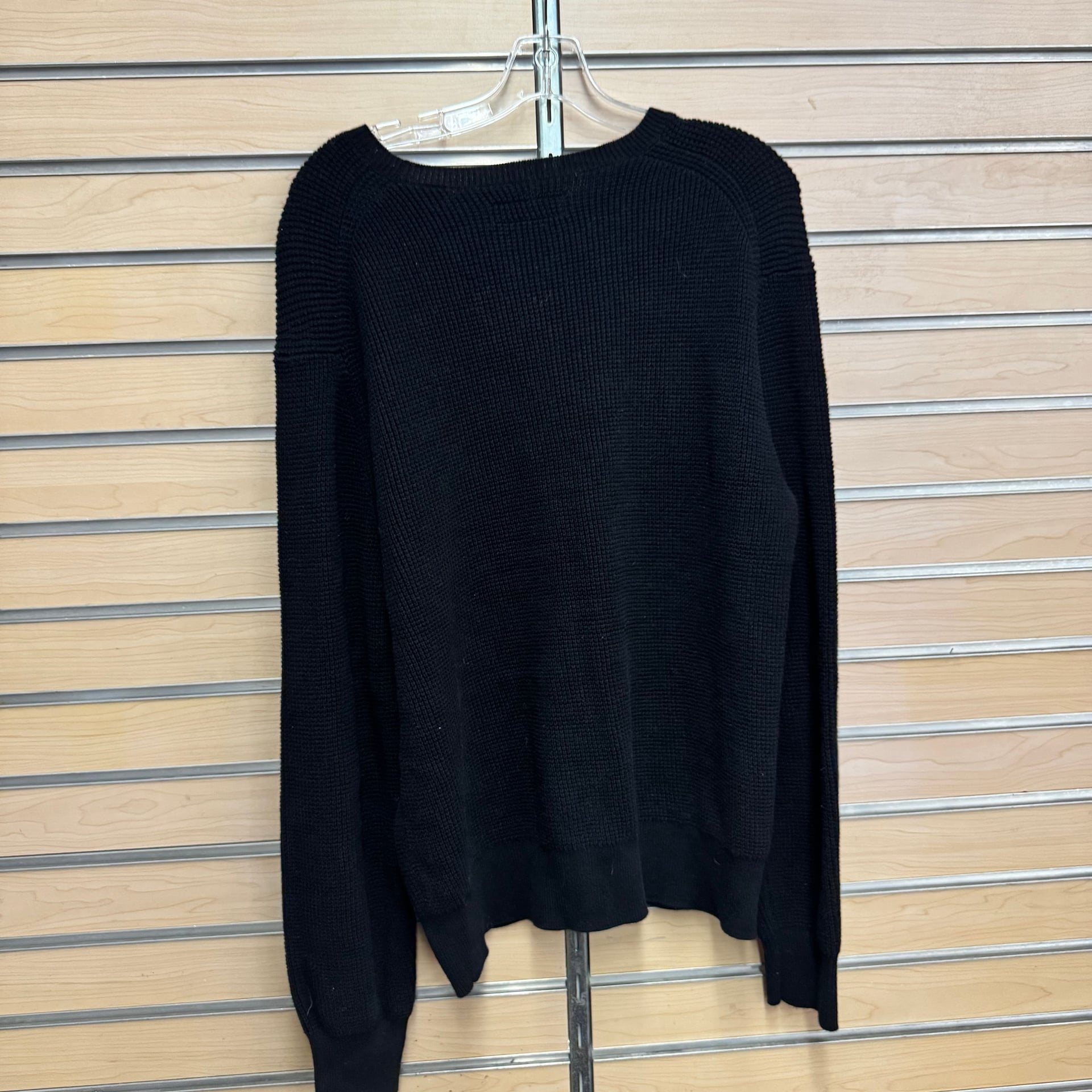 Allsaints Black Crew Sweater Black waffle knit crew... 4