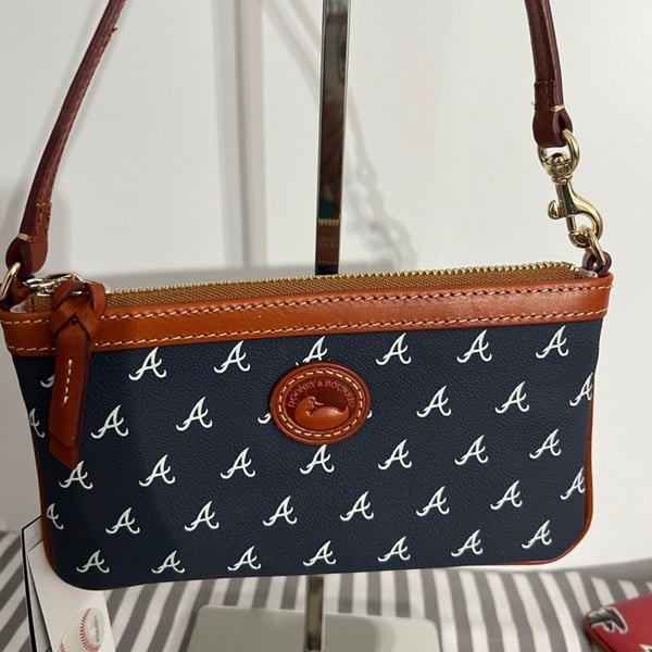 Dooney & Bourke MLB Atlanta Braves Wristlet