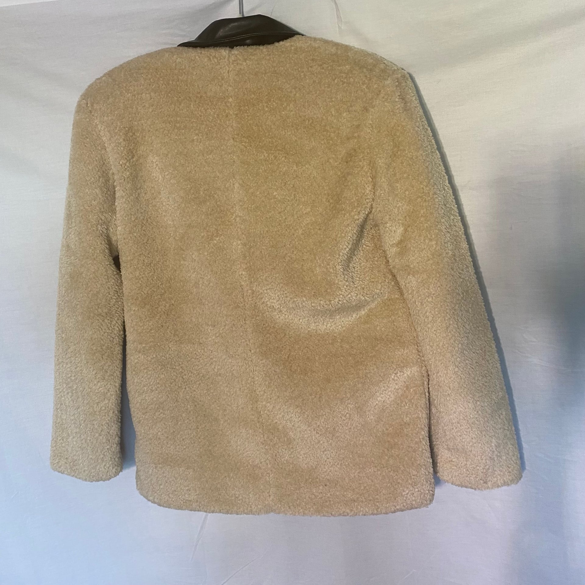 Revolve WeWoreWhat Faux Fur Blazer in Ivory & Black Sz S NWT MSRP $ 148 8
