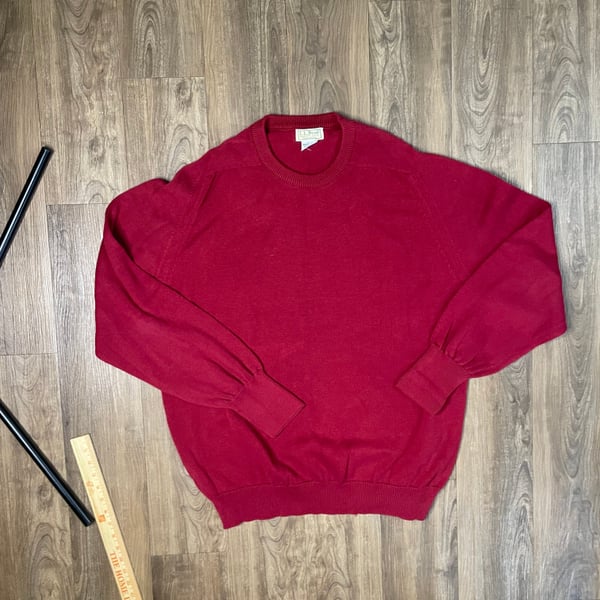 Vintage USA L.L. Bean Crew Neck Cotton Sweater