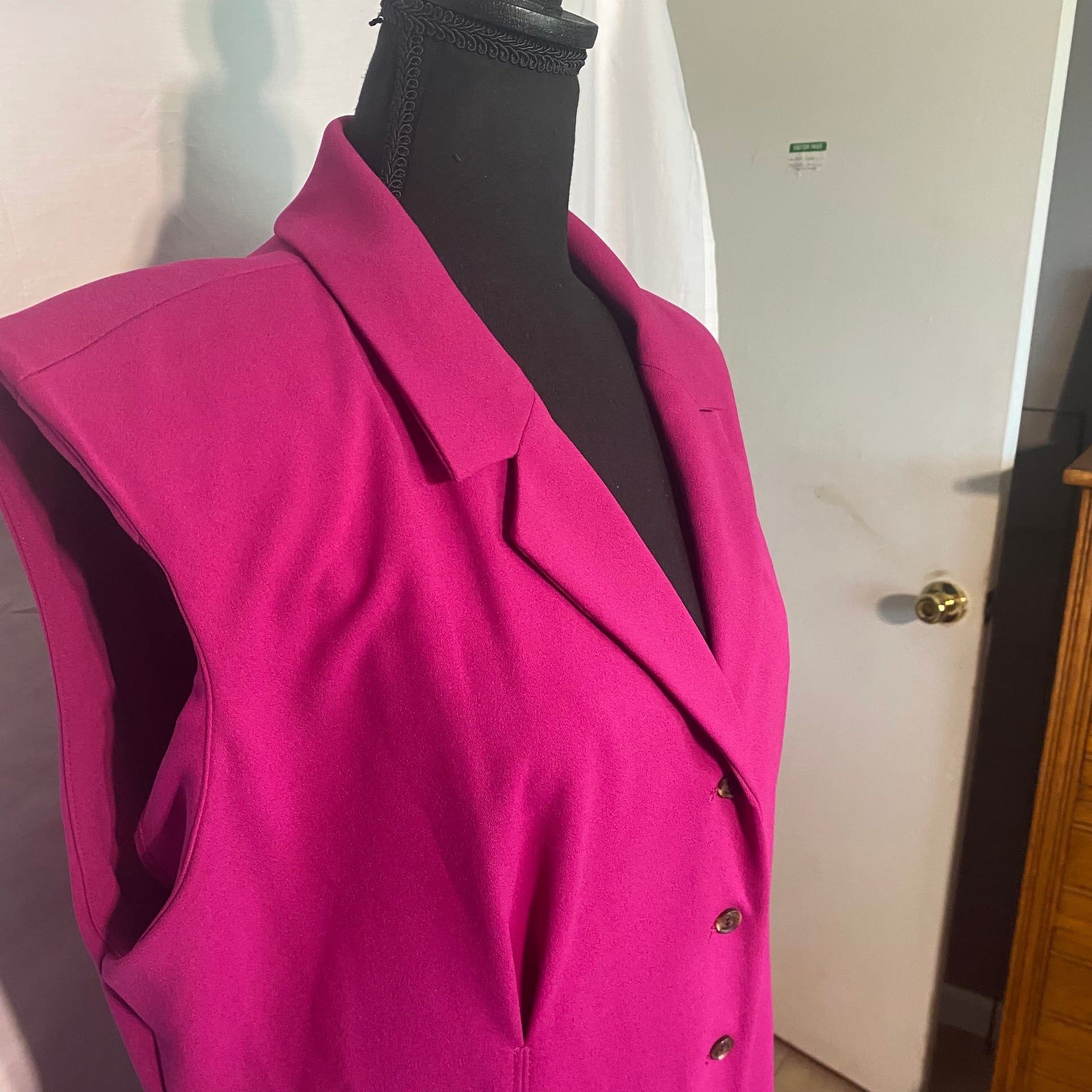 Calvin Klein Sleeveless Pink Blazer Dress Sz 16 NWT MSRP $124 5
